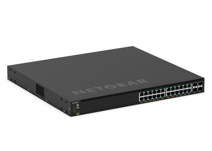 NETGEAR GSM4328-100AJS Géré L3 Gigabit Ethernet (10/100/1000) Connexion Ethernet, supportant l'alimentation via ce port (PoE) 1U Noir