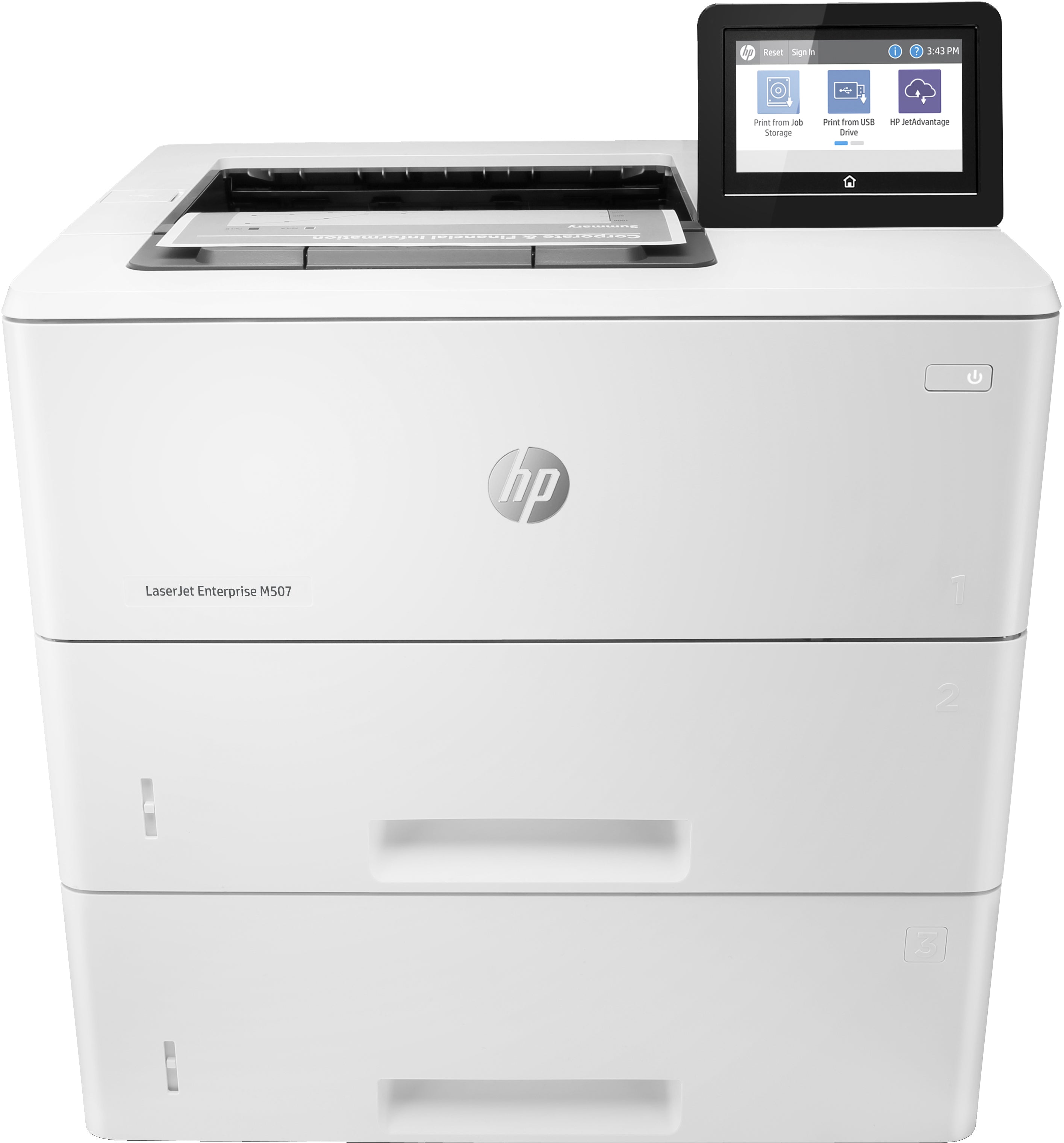 HP LaserJet Enterprise M507x, Black and white, Imprimante pour Imprimer, Impression recto verso