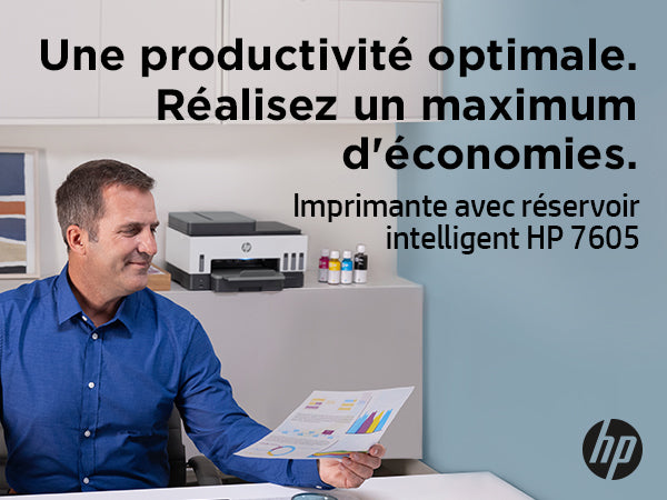 HP Smart Tank 7605 Sans fil All-in-One Couleur Imprimante, Impression recto-verso; copieur, scanner
