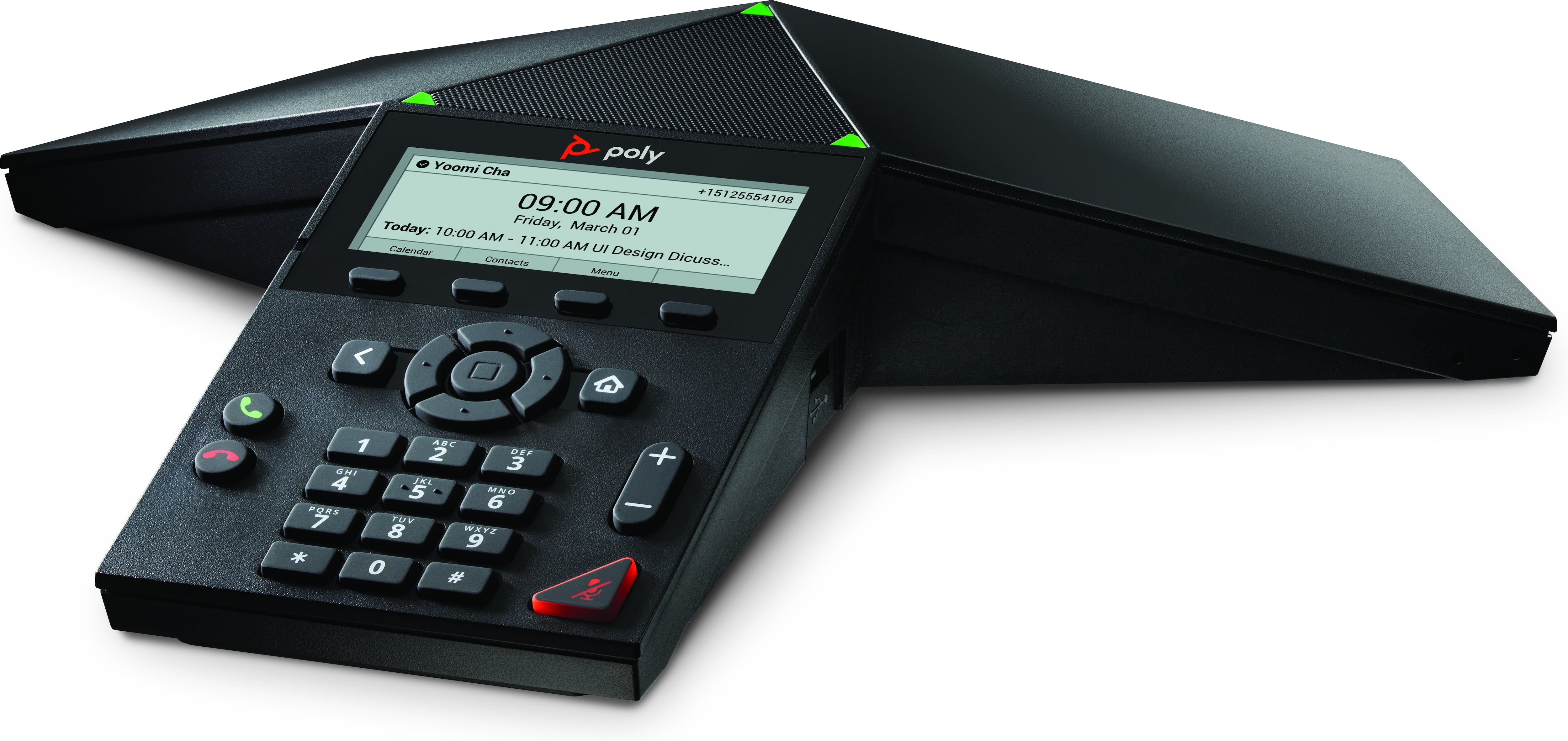 POLY Téléphone de conférence IP Trio 8300 compatible PoE