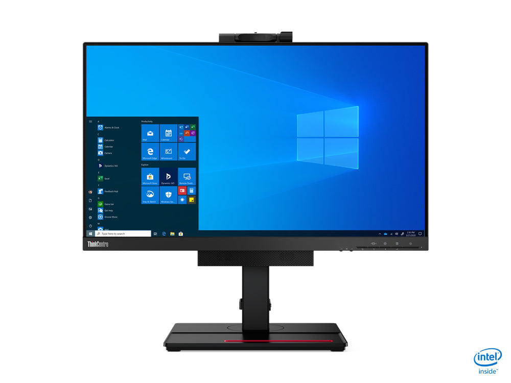 Lenovo ThinkCentre Tiny-In-One écran plat de PC 60,5 cm (23.8") 1920 x 1080 pixels Full HD LED Noir