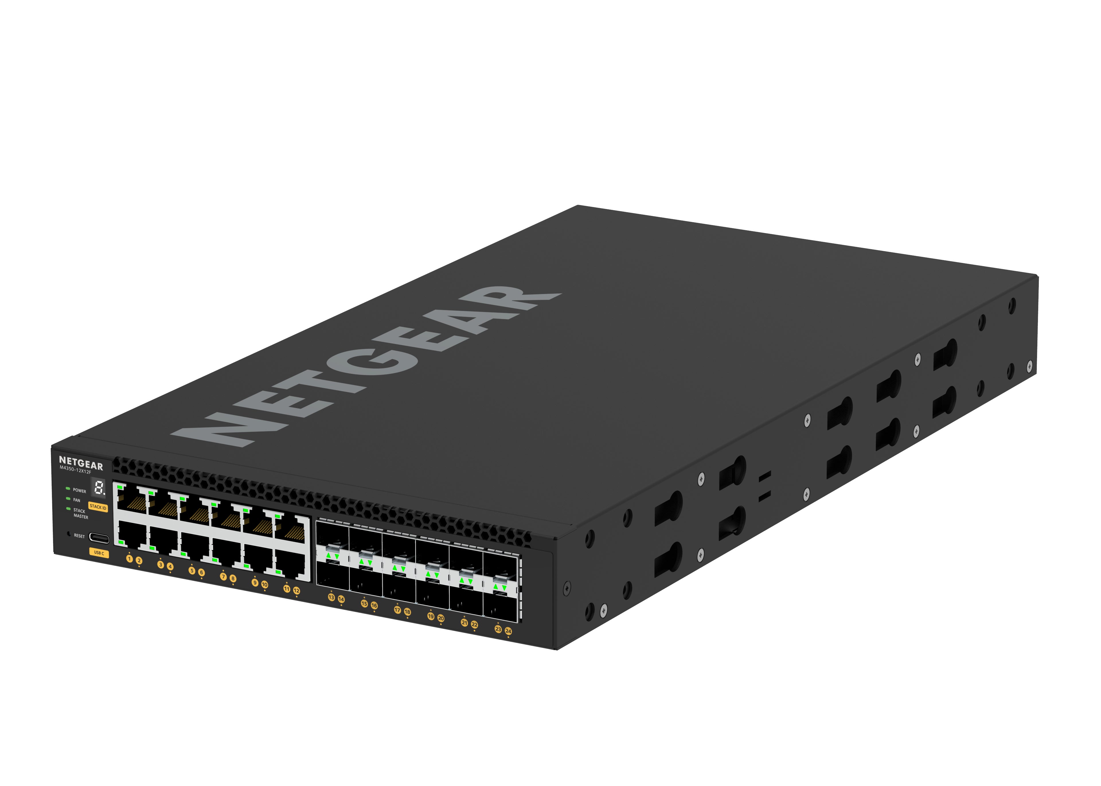 NETGEAR M4350-12X12F Géré L3 10G Ethernet (100/1000/10000) 1U Noir