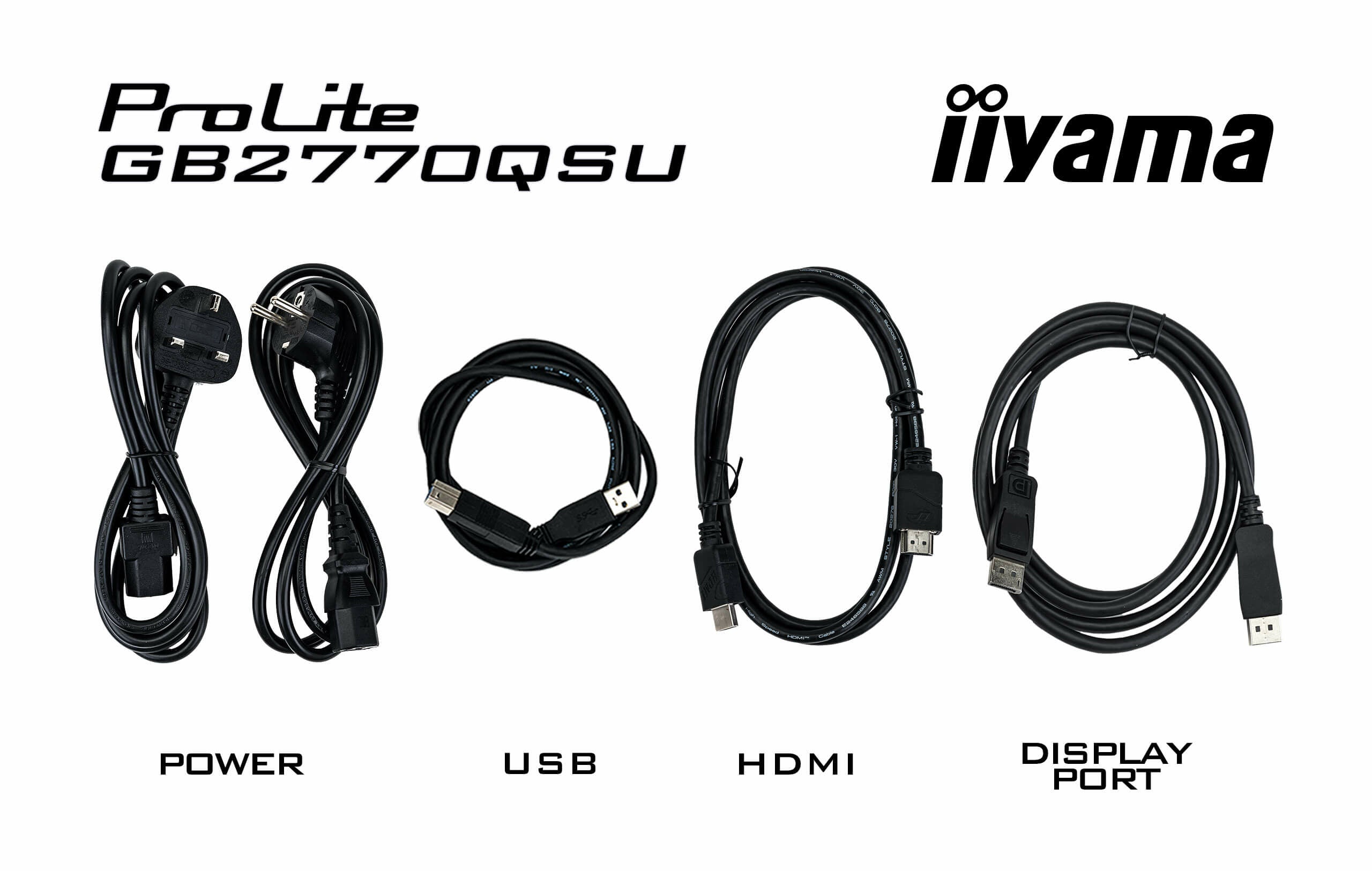 iiyama G-MASTER GB2770QSU-B6 écran plat de PC 68,6 cm (27") 2560 x 1440 pixels 2K Ultra HD LCD Noir