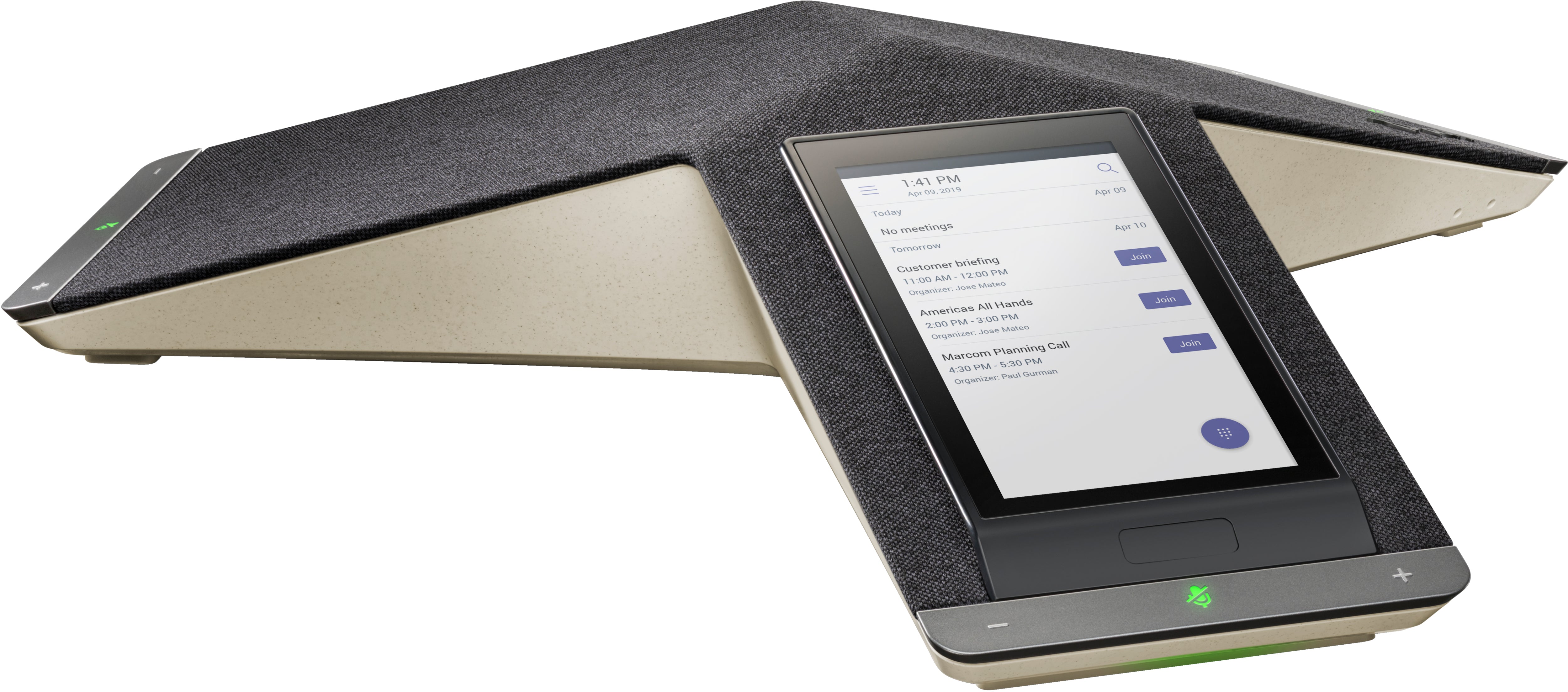 POLY Téléphone de conférence IP Trio C60 pour Microsoft Teams, radio complète et compatible PoE