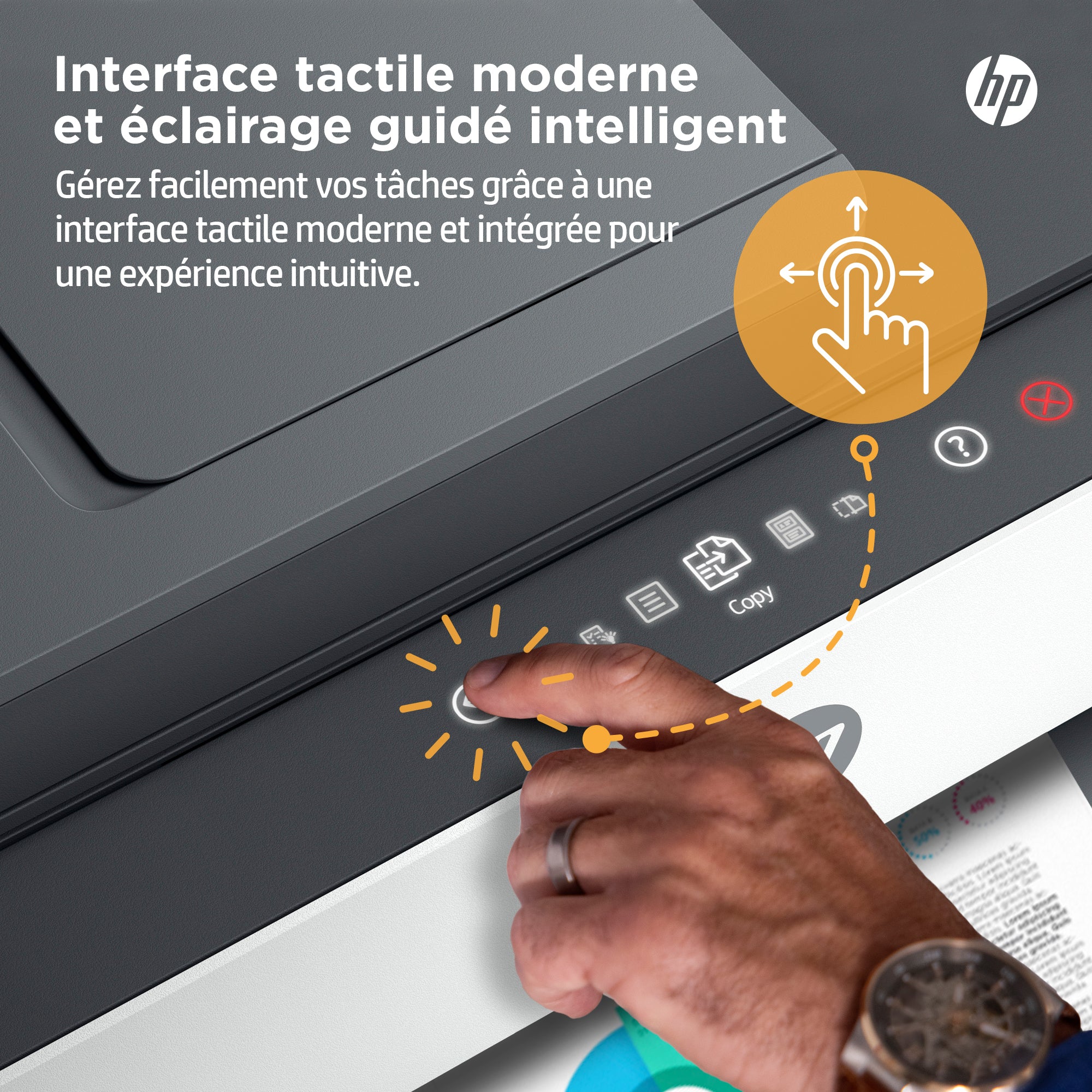HP Smart Tank 7605 Sans fil All-in-One Couleur Imprimante, Impression recto-verso; copieur, scanner