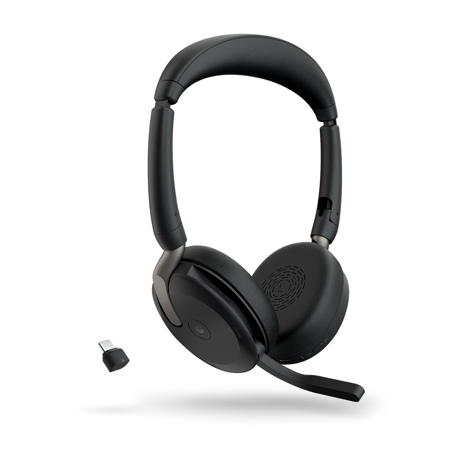Jabra Evolve2 65 Flex Casque Avec fil &sans fil Arceau Bureau/Centre d'appels Bluetooth Noir