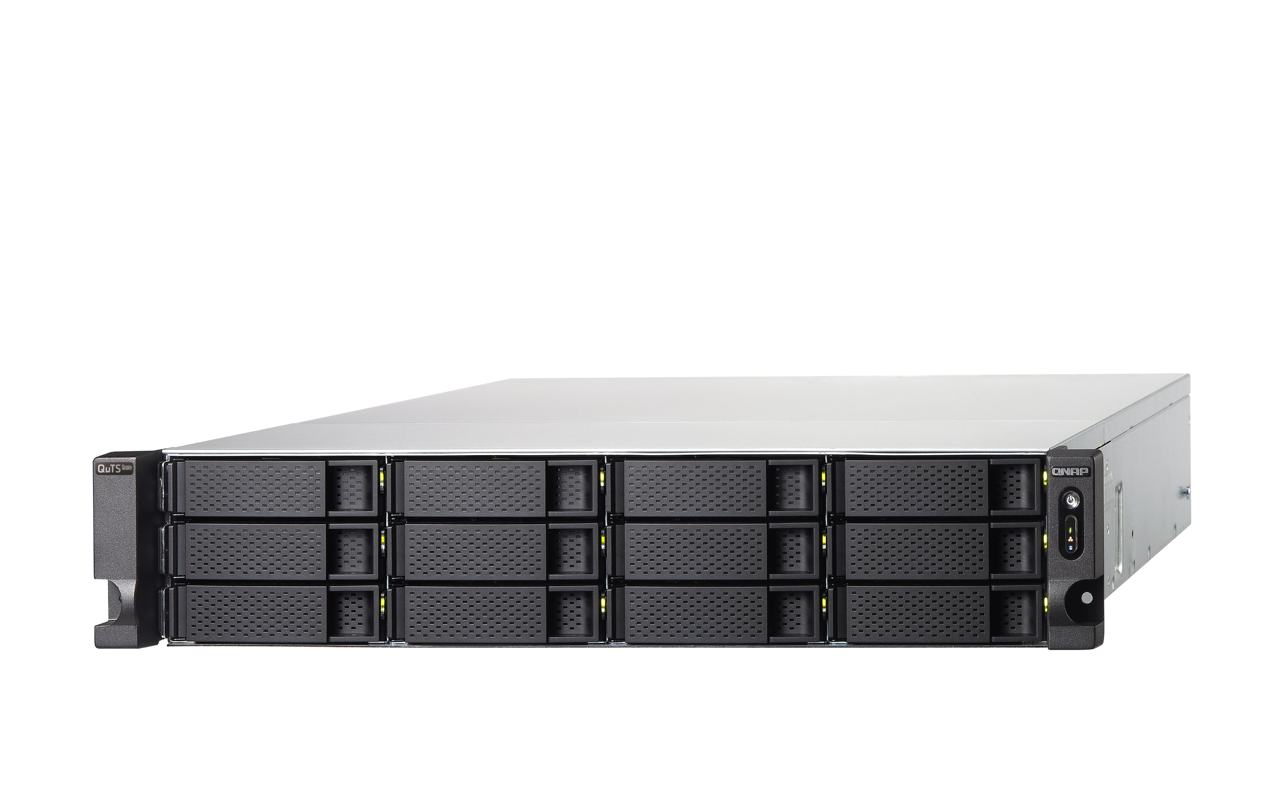 QNAP TS-H1886XU-RP-R2 NAS Rack (3 U) Intel® Xeon® D D-1622 32 Go DDR4 0 To QuTS hero Noir, Gris