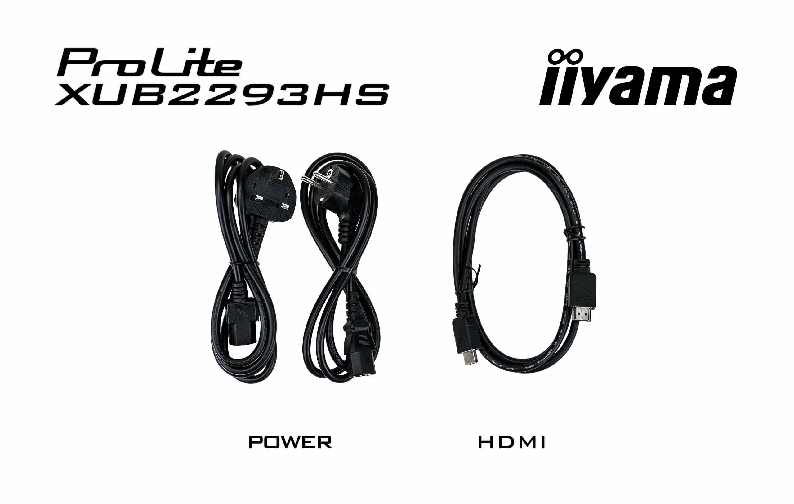 iiyama ProLite XUB2293HS-B6 écran plat de PC 54,6 cm (21.5") 1920 x 1080 pixels Full HD LED Noir