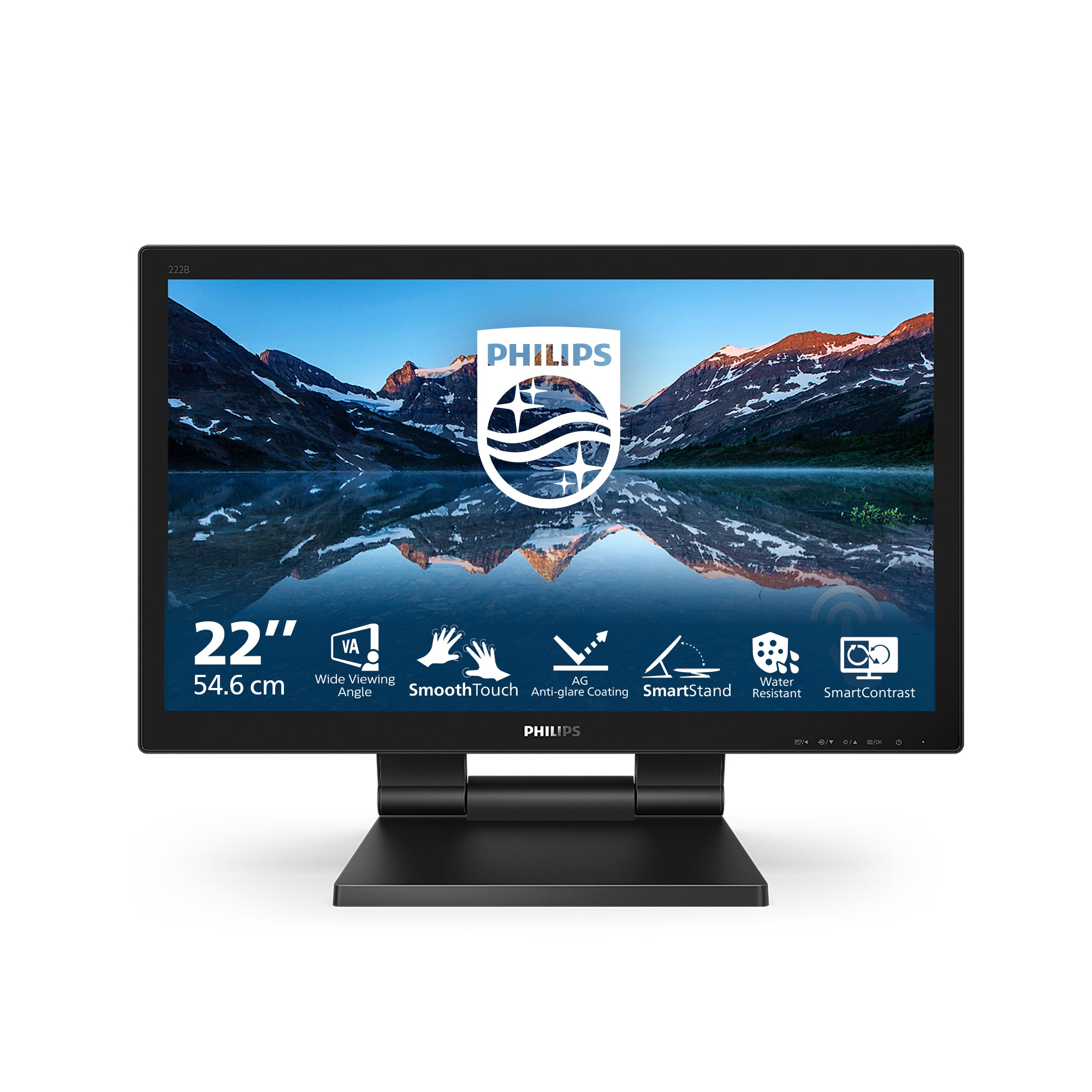 Philips 162B9T/00 écran plat de PC 39,6 cm (15.6") 1366 x 768 pixels HD LCD Écran tactile Noir
