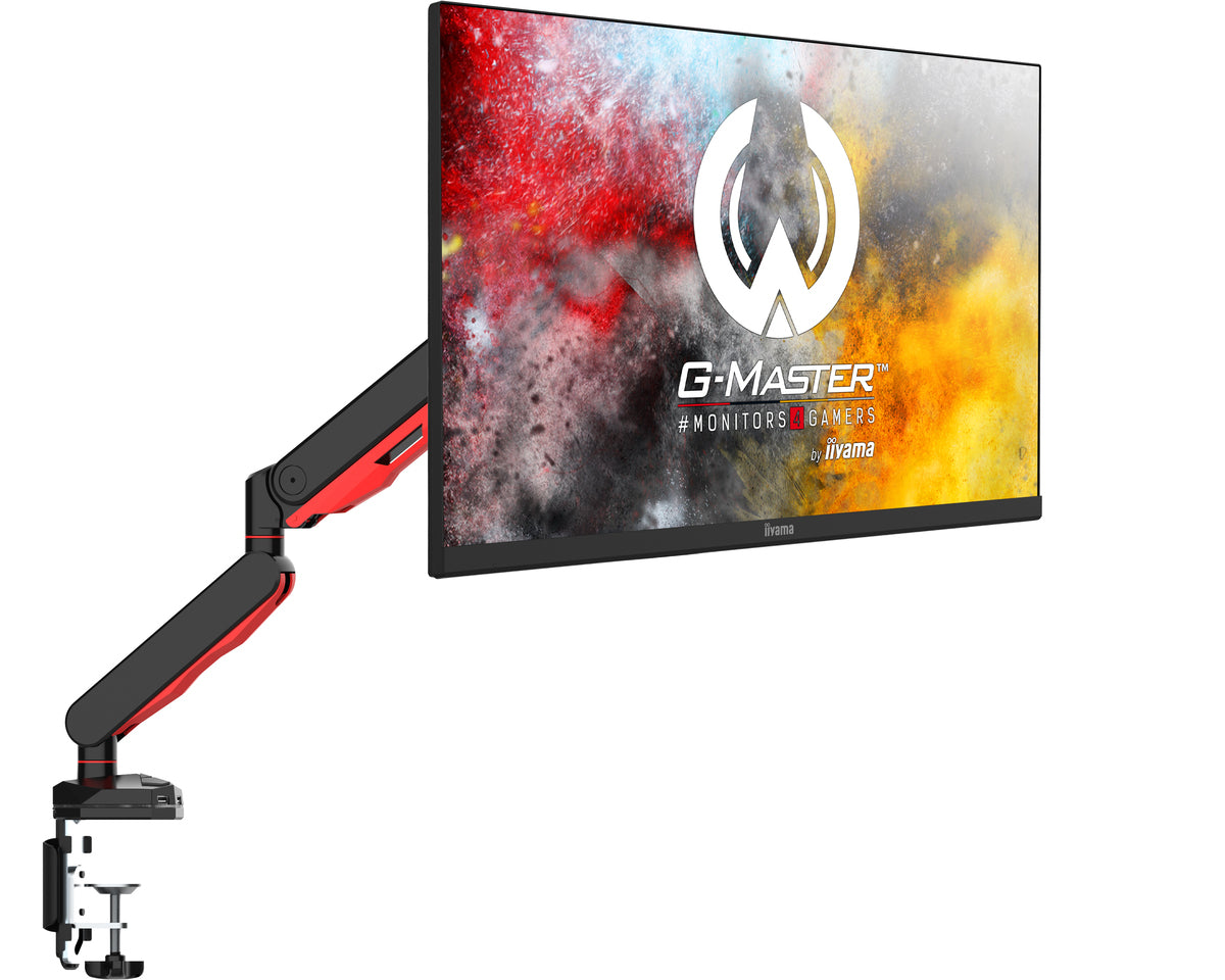 iiyama DSG3001C-R1 support d'écran plat pour bureau 76,2 cm (30") Noir, Rouge