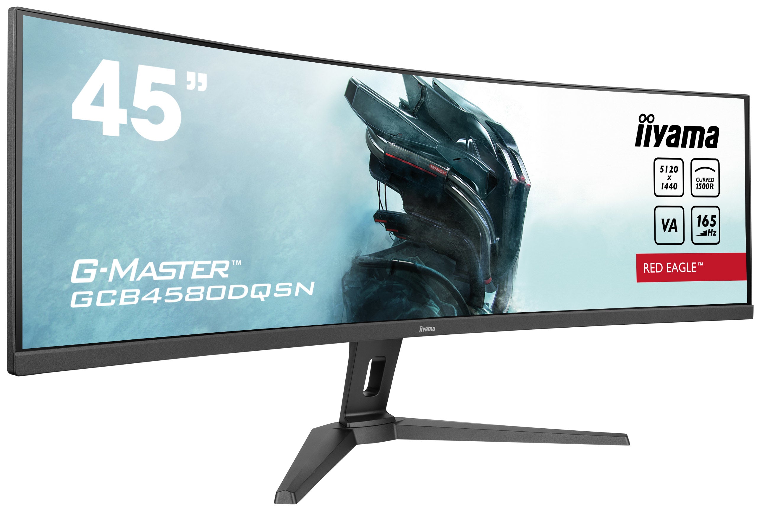 iiyama G-MASTER RED EAGLE CURVED écran plat de PC 114,3 cm (45") 5120 x 1440 pixels Dual QHD LED Noir