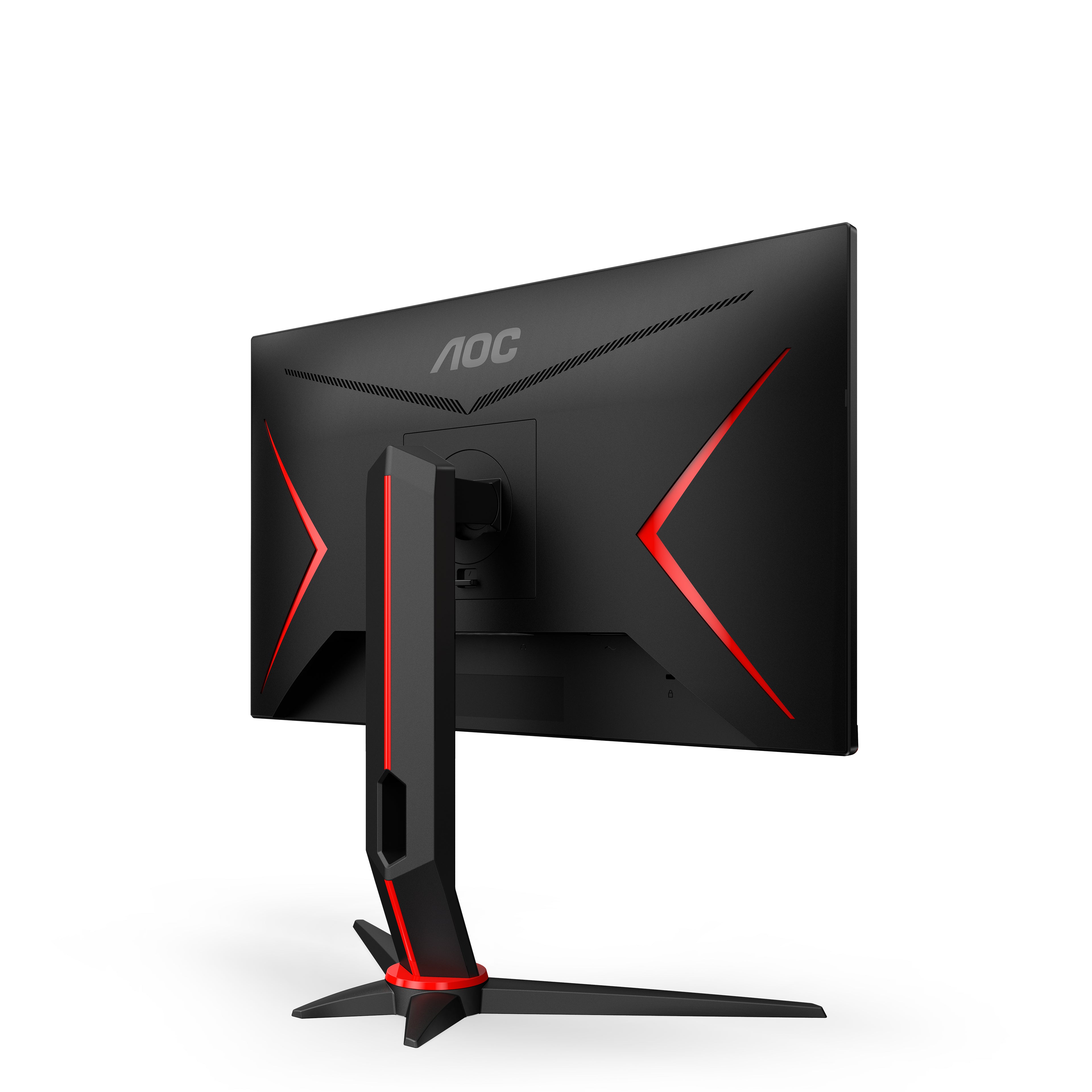 AOC G2 Q24G2A/BK LED display 60,5 cm (23.8") 2560 x 1440 pixels Quad HD LCD Noir, Rouge