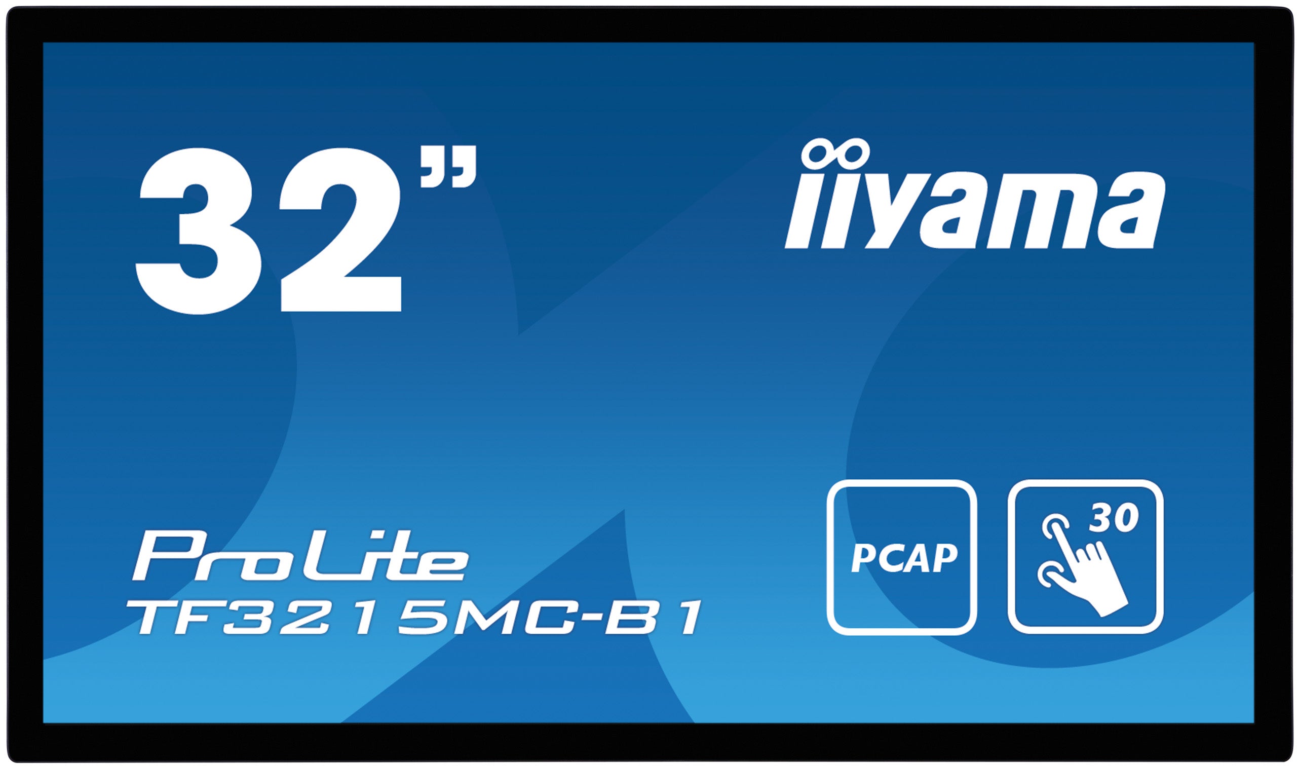 iiyama ProLite TF3215MC-B2 écran plat de PC 81,3 cm (32") 1920 x 1080 pixels Full HD LED Écran tactile Kiosque Noir