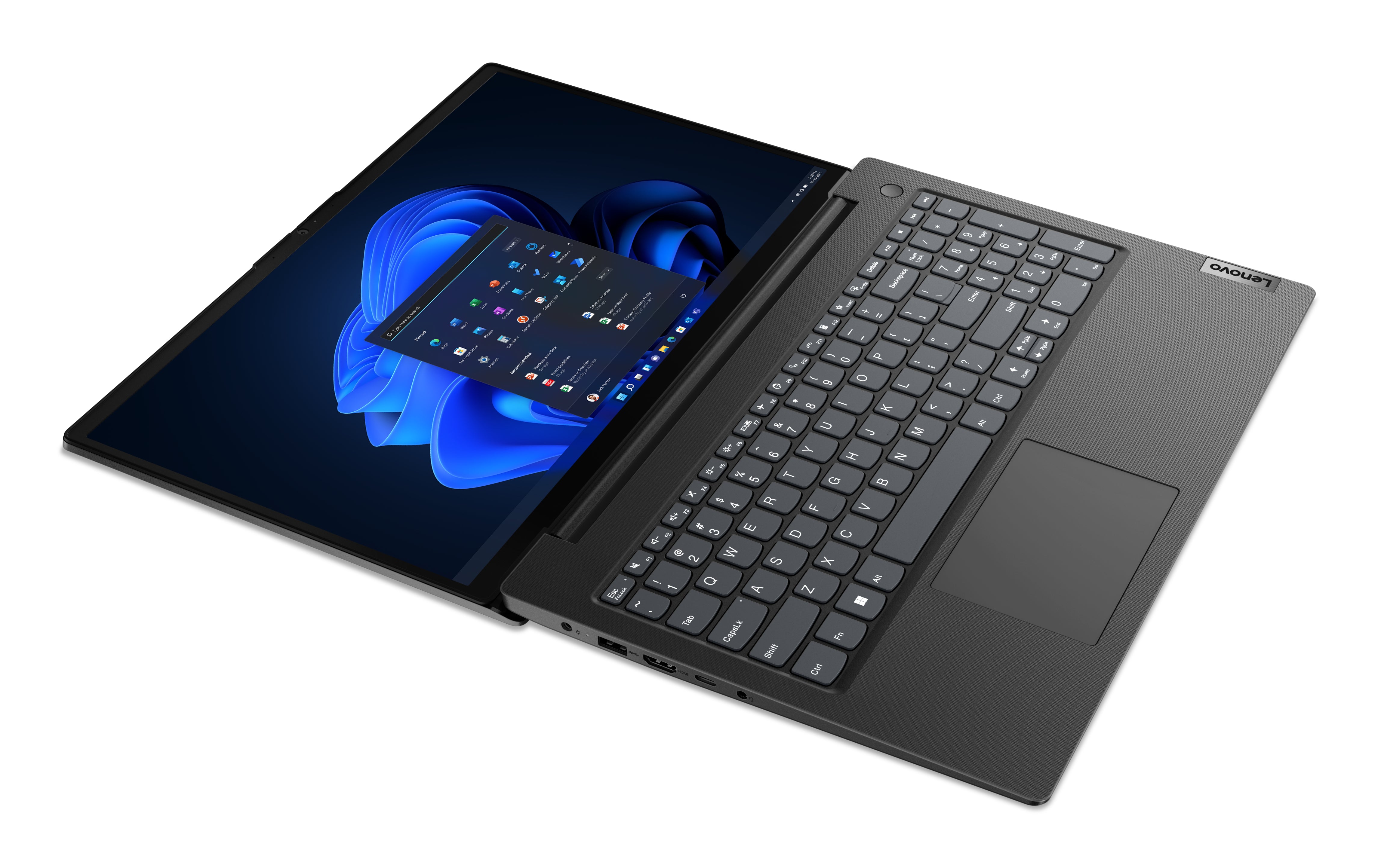 Lenovo V15 G4 IRU Intel® Core™ i5 i5-13420H Ordinateur portable 39,6 cm (15.6") Full HD 8 Go DDR4-SDRAM 256 Go SSD Wi-Fi 5 (802.11ac) Windows 11 Pro Anglais Noir