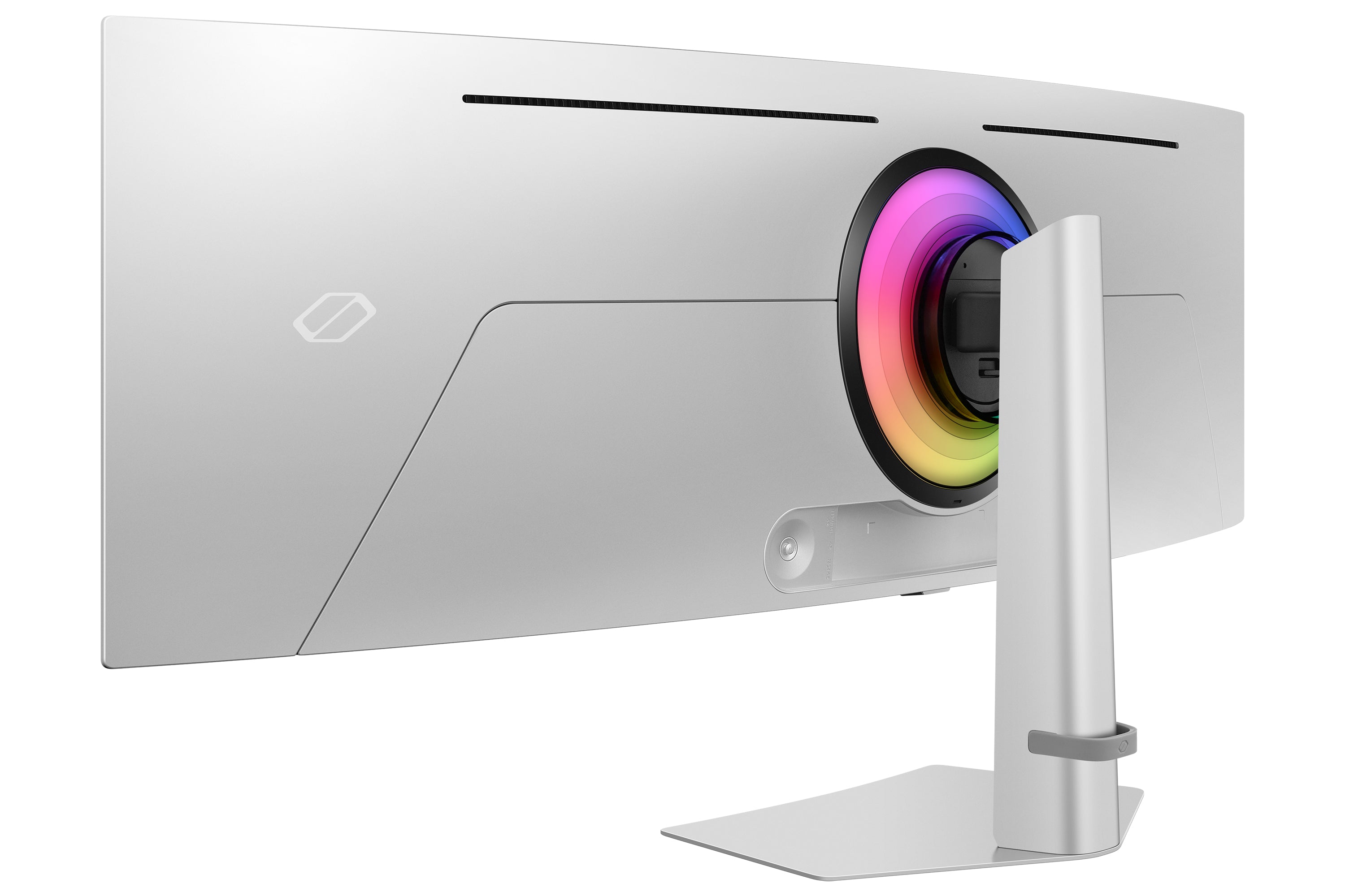 Samsung G93SC écran plat de PC 124,5 cm (49") 5120 x 1440 pixels Dual QHD OLED Argent