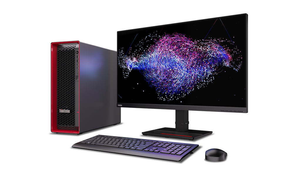 Lenovo ThinkStation P5 Intel® Xeon® W w3-2425 32 Go DDR5-SDRAM 1 To SSD NVIDIA RTX A2000 Windows 11 Pro for Workstations Tower Station de travail Noir, Rouge