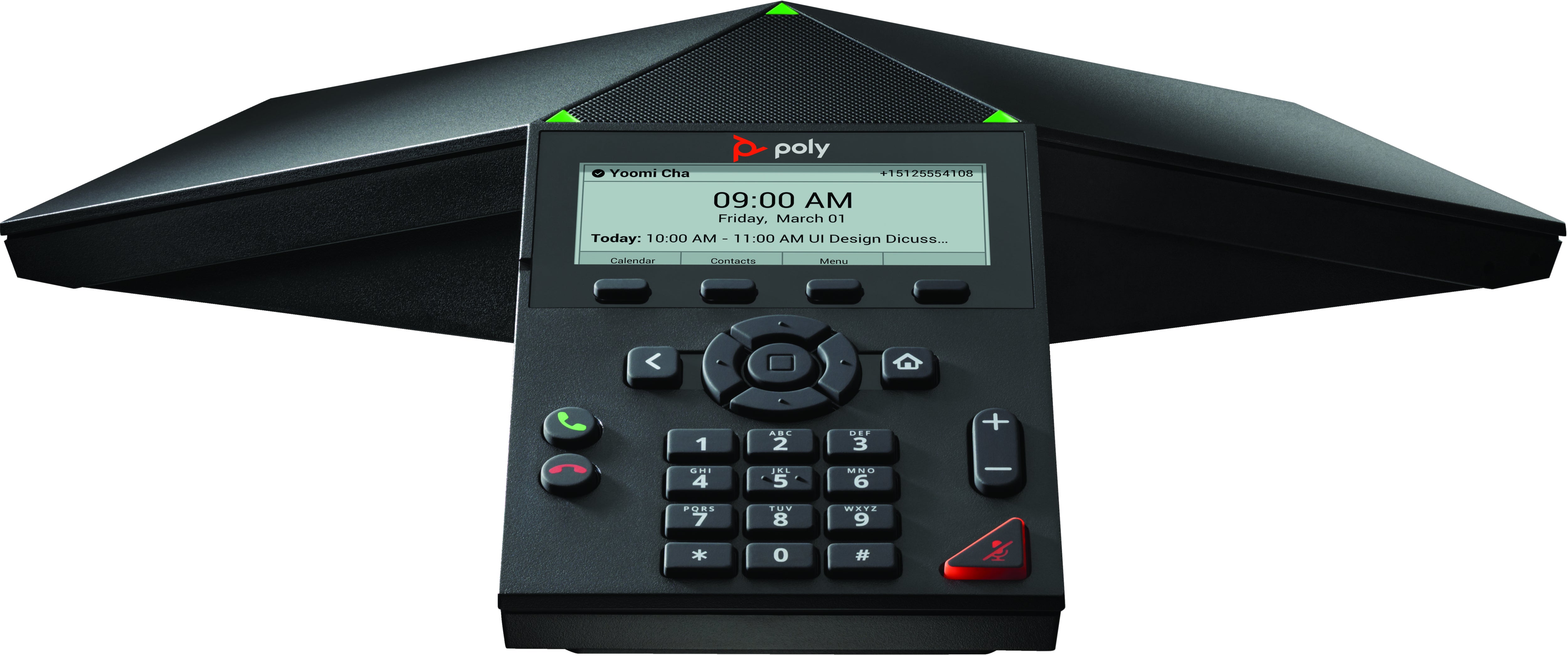 POLY Téléphone de conférence IP Trio 8300 compatible PoE