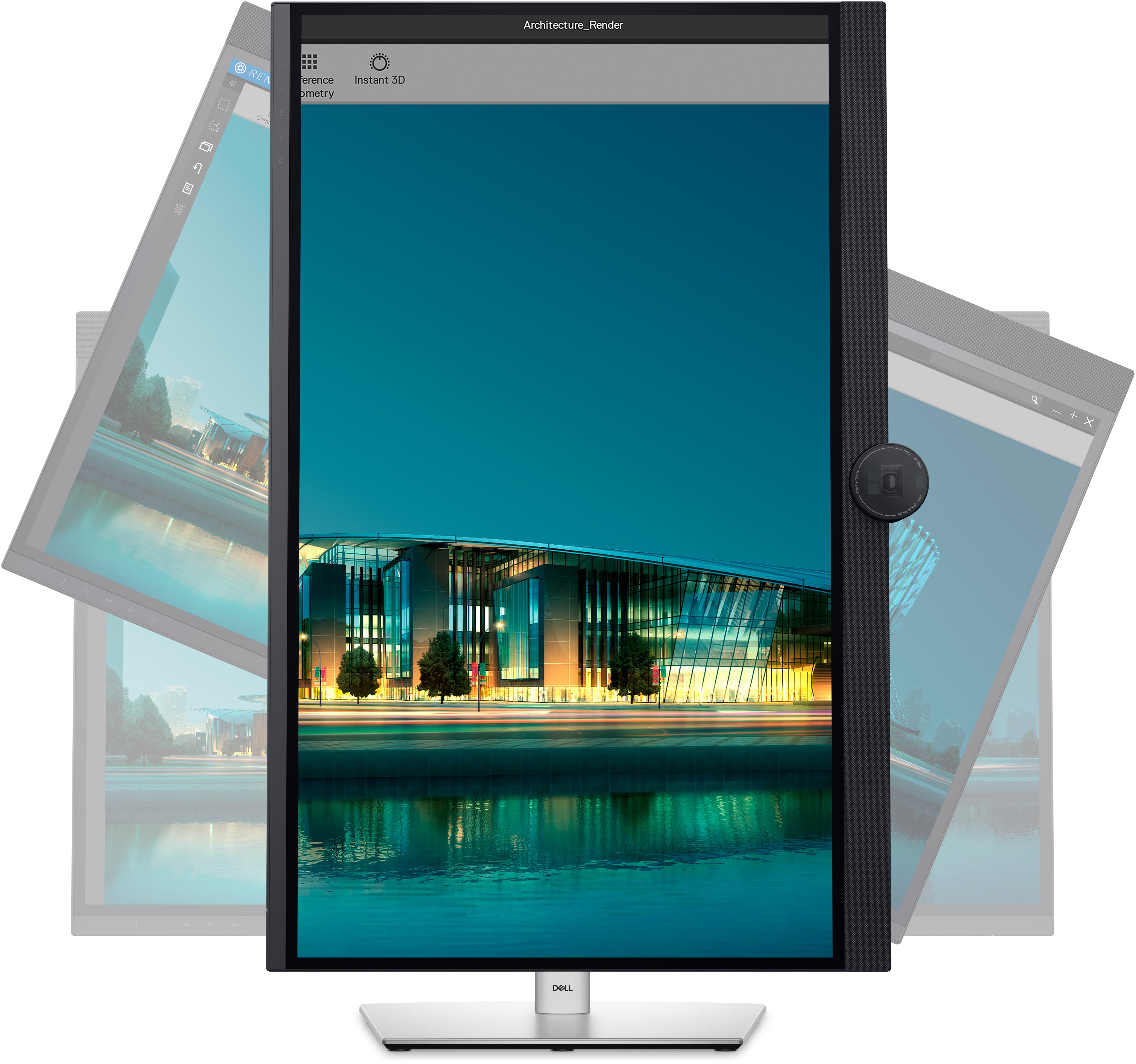 DELL UltraSharp U3224KBA LED display 80 cm (31.5") 6144 x 3456 pixels 6K Ultra HD LCD Noir, Argent