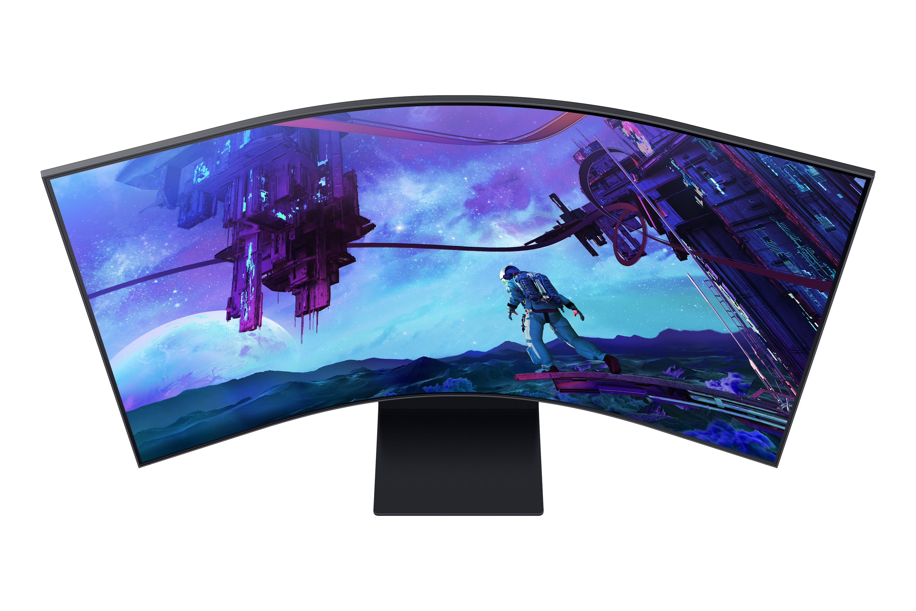 Samsung G97NC écran plat de PC 139,7 cm (55") 3840 x 2160 pixels 4K Ultra HD LED Noir