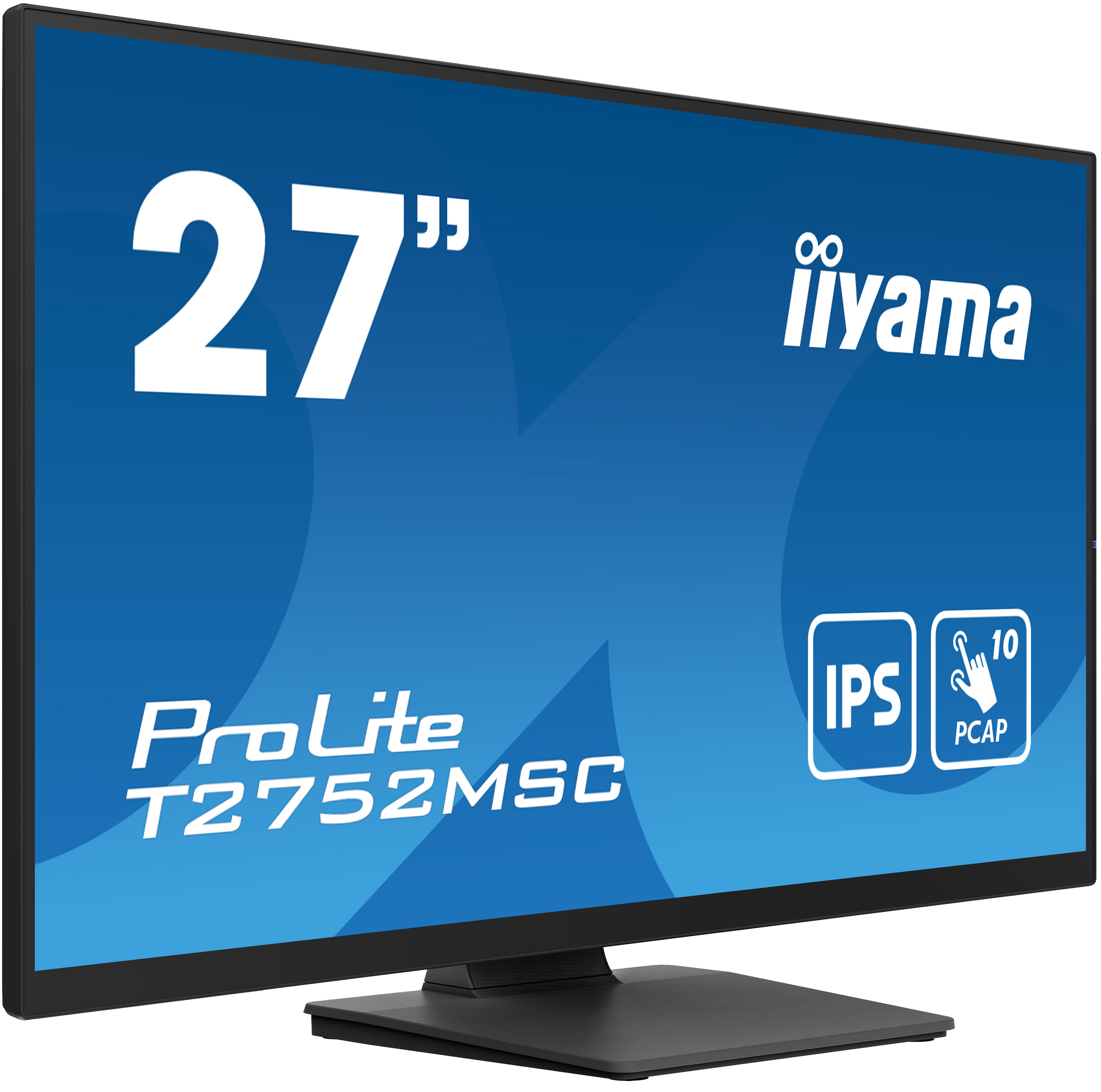 iiyama ProLite T2752MSC-B1 écran plat de PC 68,6 cm (27") 1920 x 1080 pixels Full HD LED Écran tactile Noir
