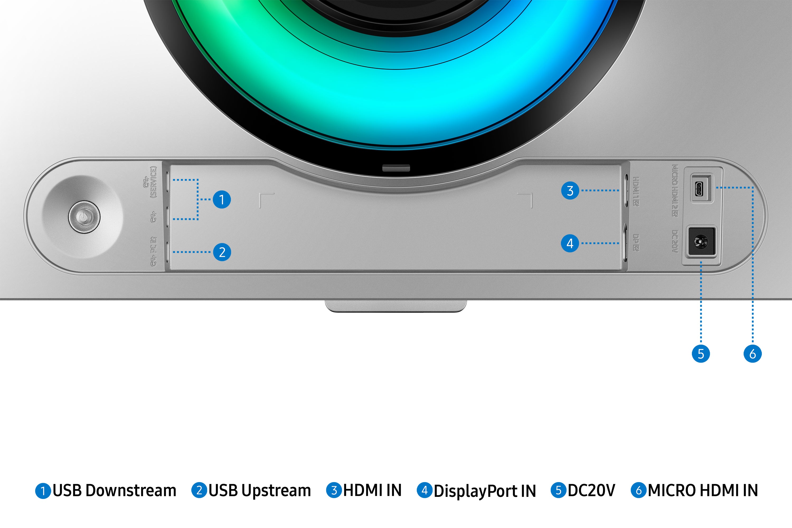 Samsung G93SC écran plat de PC 124,5 cm (49") 5120 x 1440 pixels Dual QHD OLED Argent