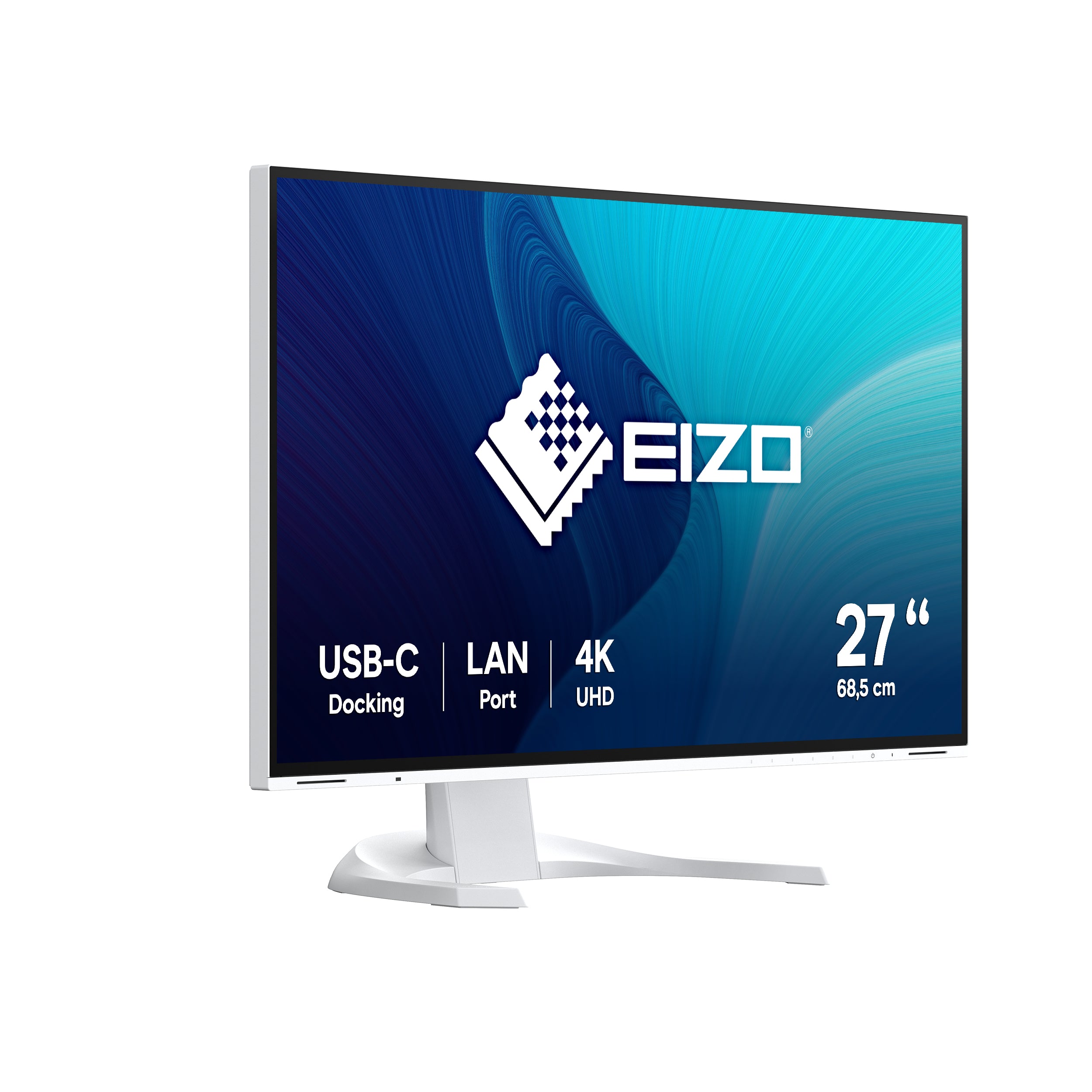EIZO FlexScan EV2740X-WT LED display 68,6 cm (27") 3840 x 2160 pixels 4K Ultra HD LCD Blanc