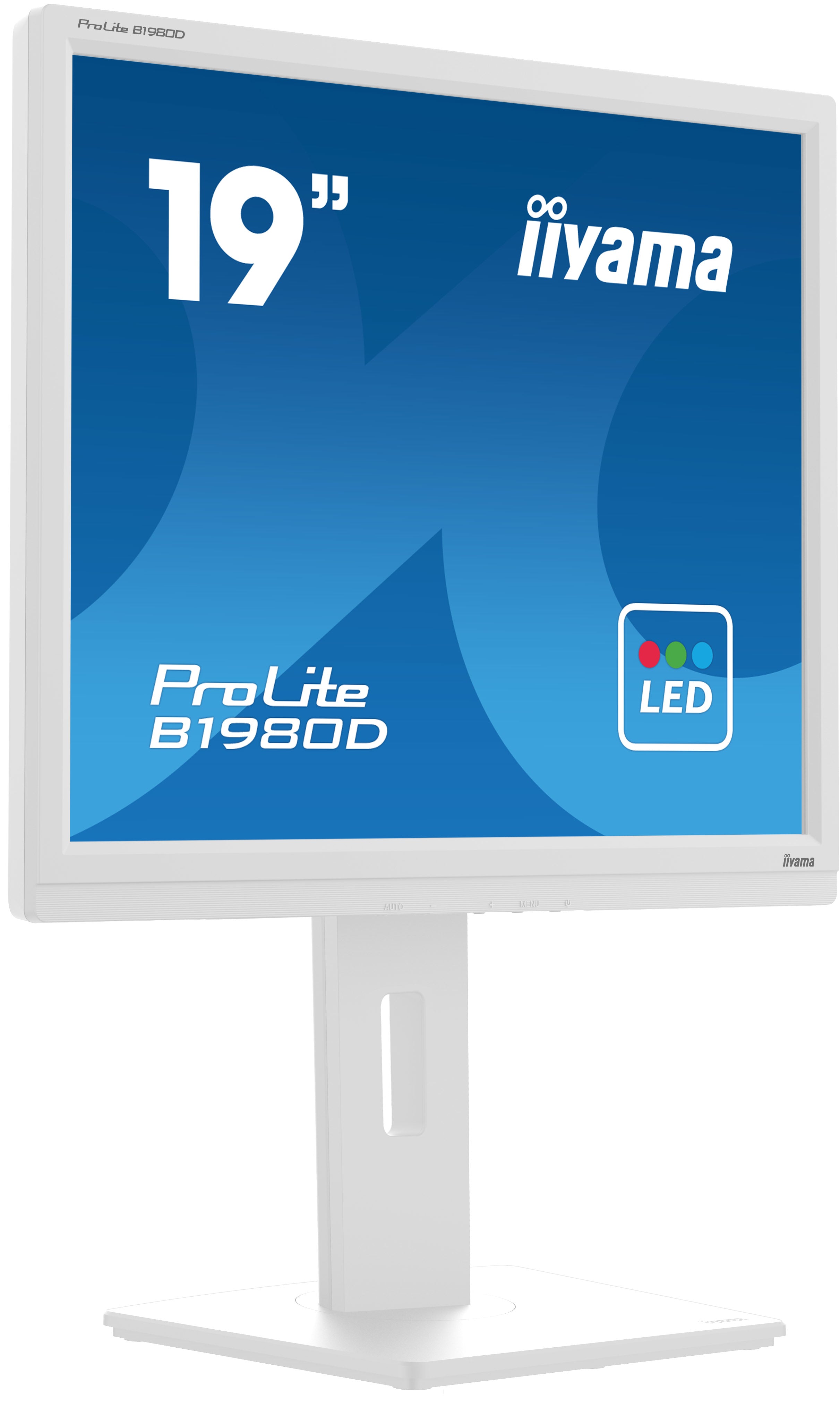 iiyama ProLite B1980D-W5 écran plat de PC 48,3 cm (19") 1280 x 1024 pixels SXGA LCD Blanc