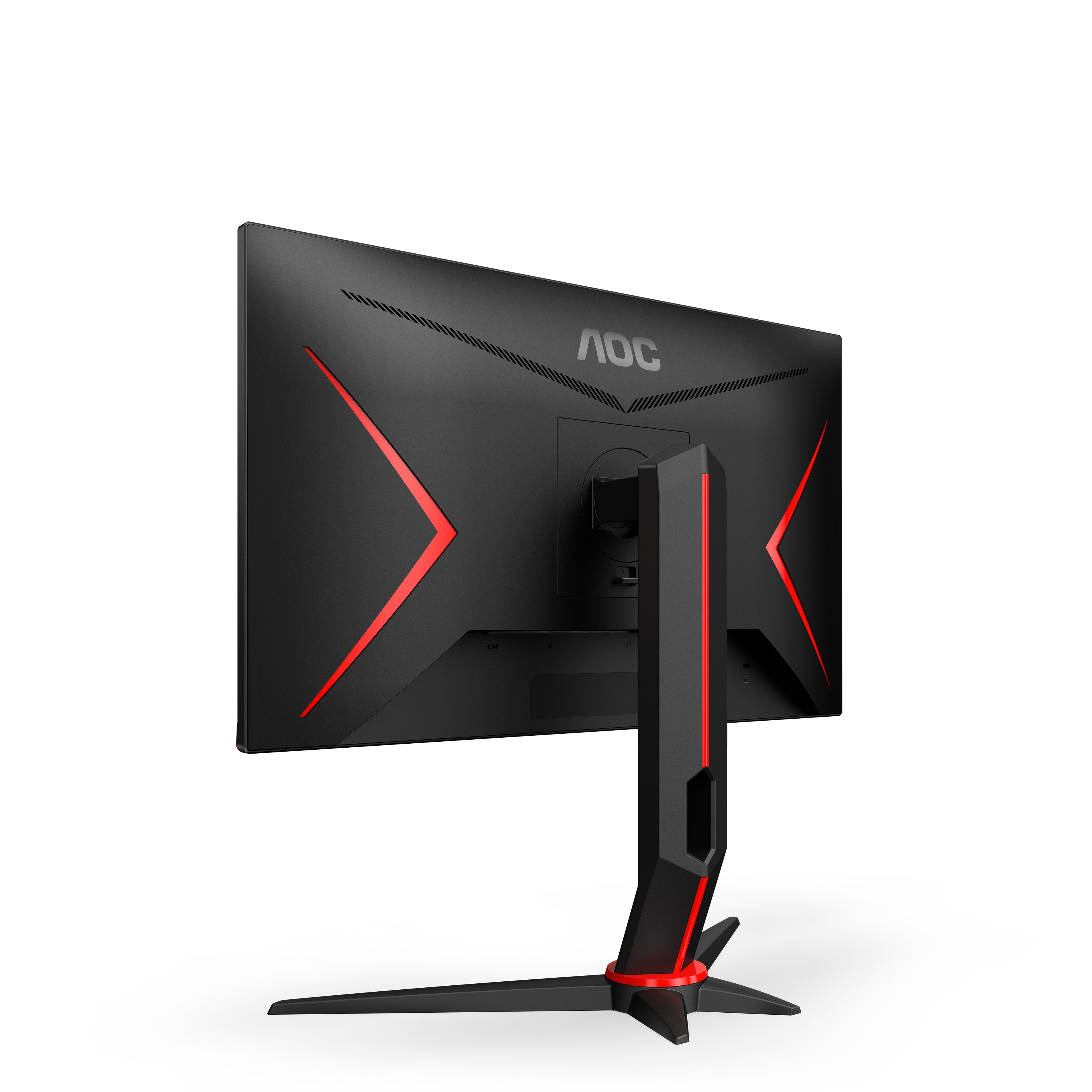 AOC G2 Q24G2A/BK LED display 60,5 cm (23.8") 2560 x 1440 pixels Quad HD LCD Noir, Rouge
