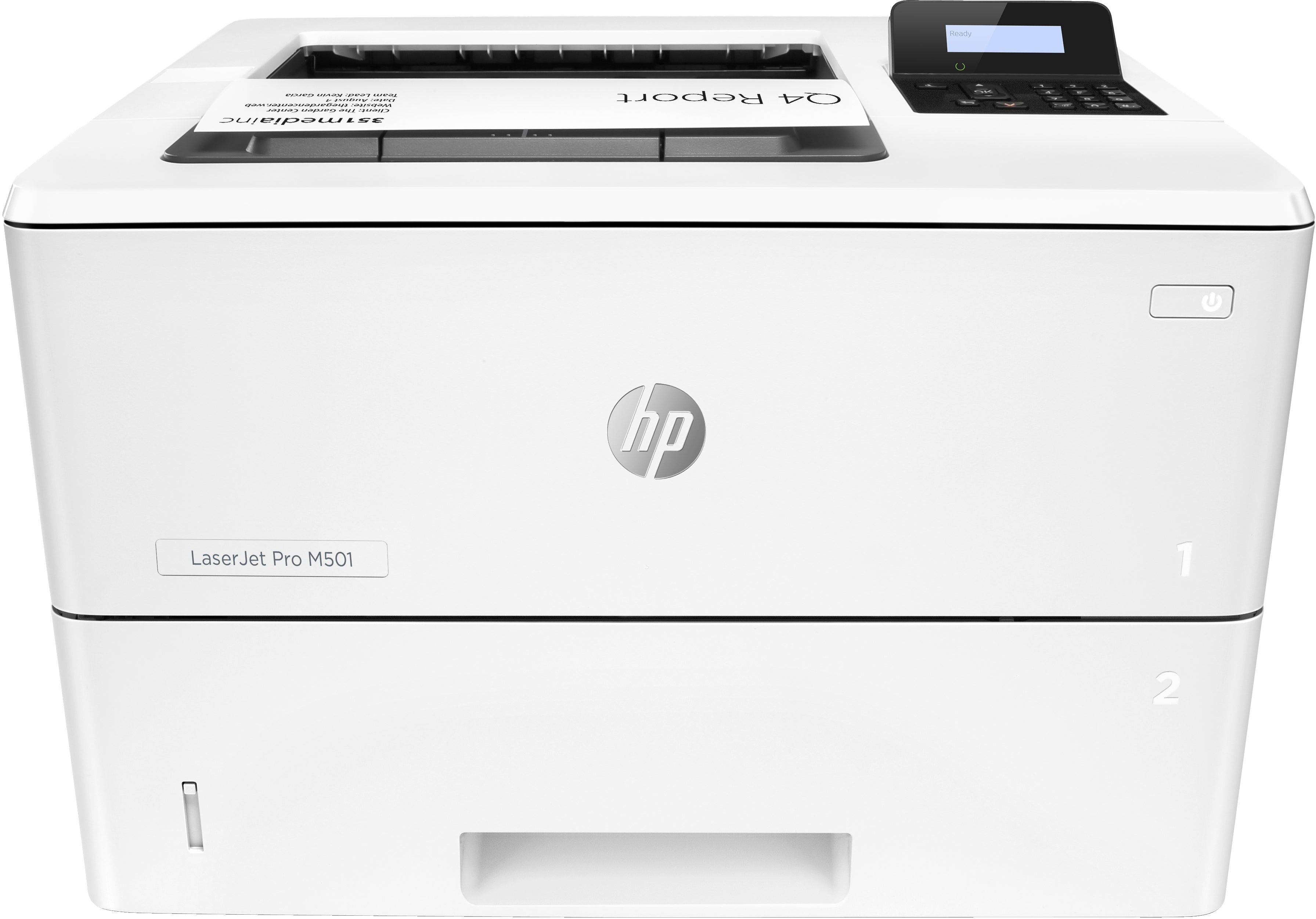 HP LaserJet Pro Imprimante M501dn, Noir et blanc, Imprimante pour Entreprises, Imprimer, Impression recto verso