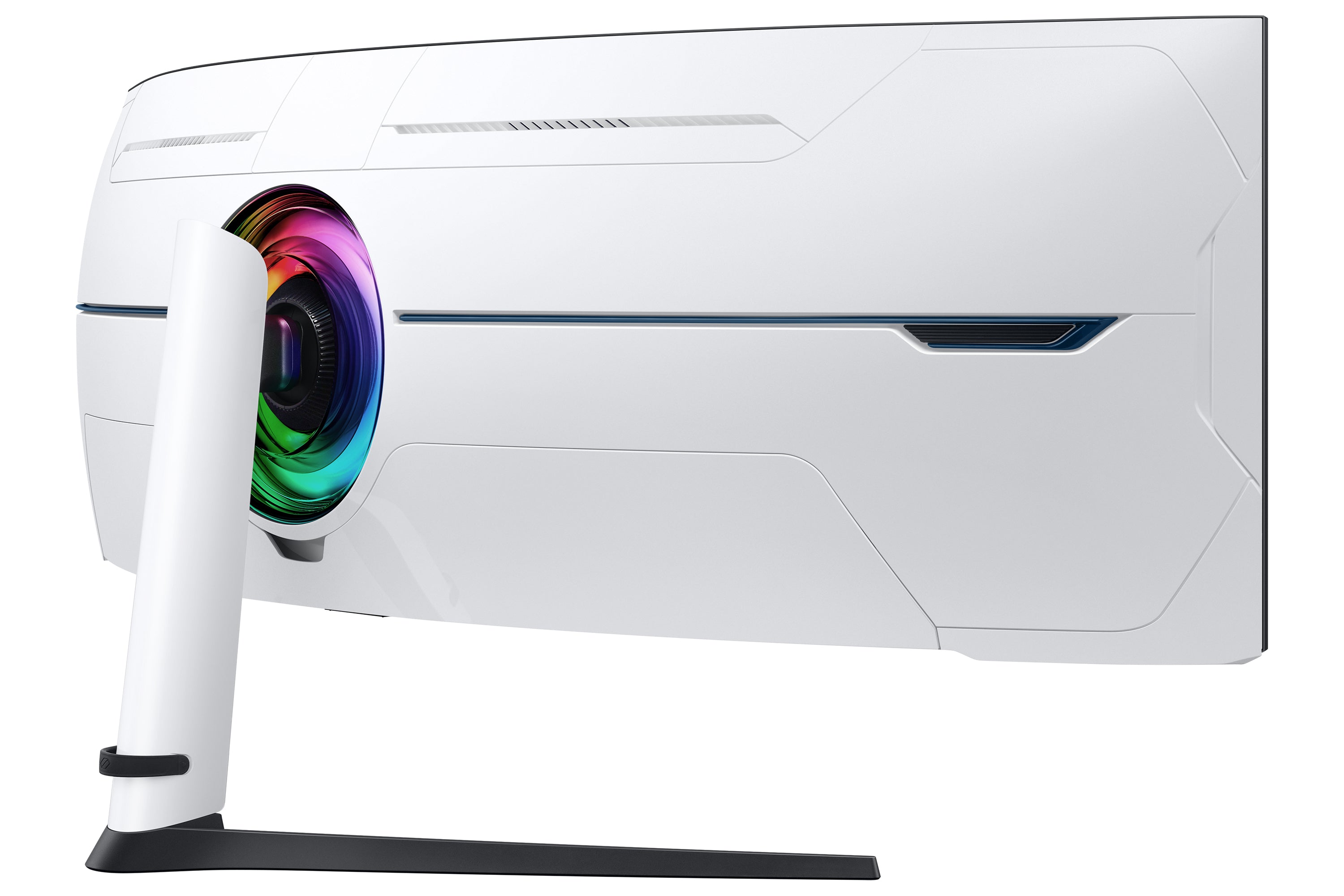 Samsung G95NC LED display 144,8 cm (57") 7680 x 2160 pixels Dual UHD QLED Blanc