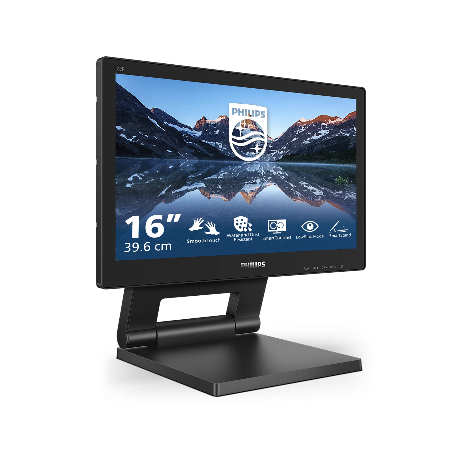 Philips 162B9T/00 écran plat de PC 39,6 cm (15.6") 1366 x 768 pixels HD LCD Écran tactile Noir