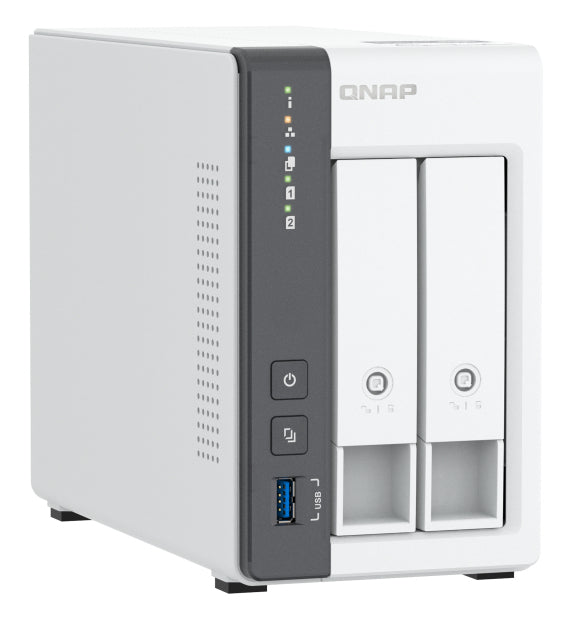 QNAP TS-216G serveur de stockage NAS Tower Cortex-A Cortex-A55 4 Go HDD Blanc