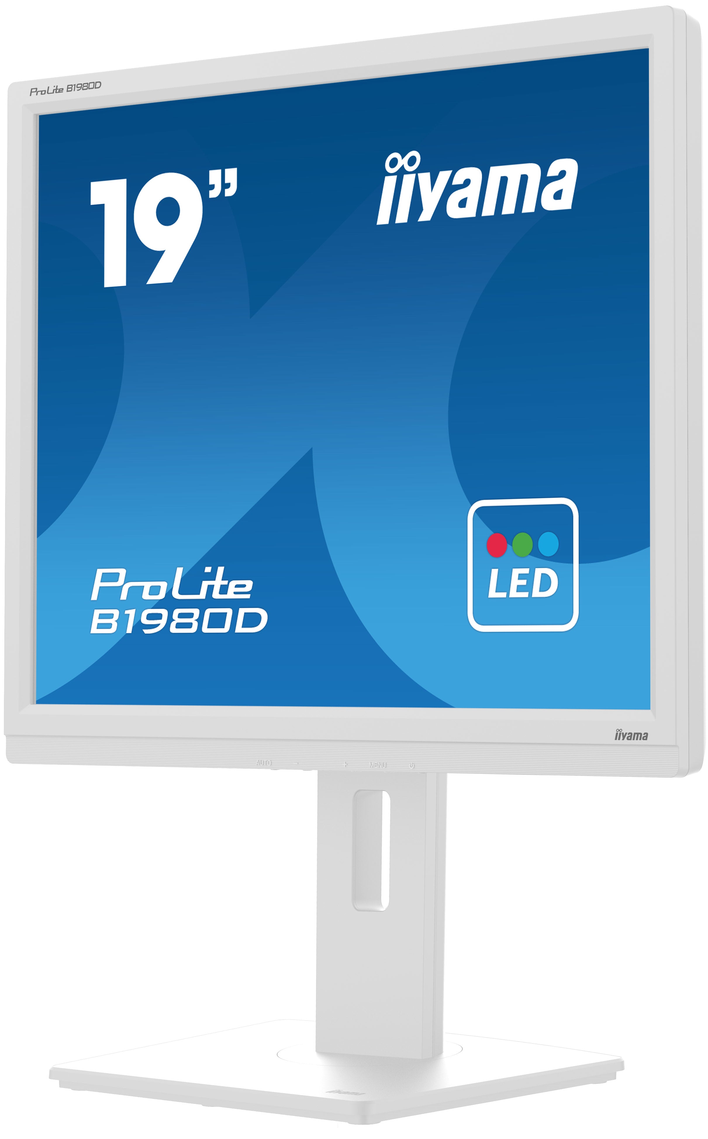 iiyama ProLite B1980D-W5 écran plat de PC 48,3 cm (19") 1280 x 1024 pixels SXGA LCD Blanc