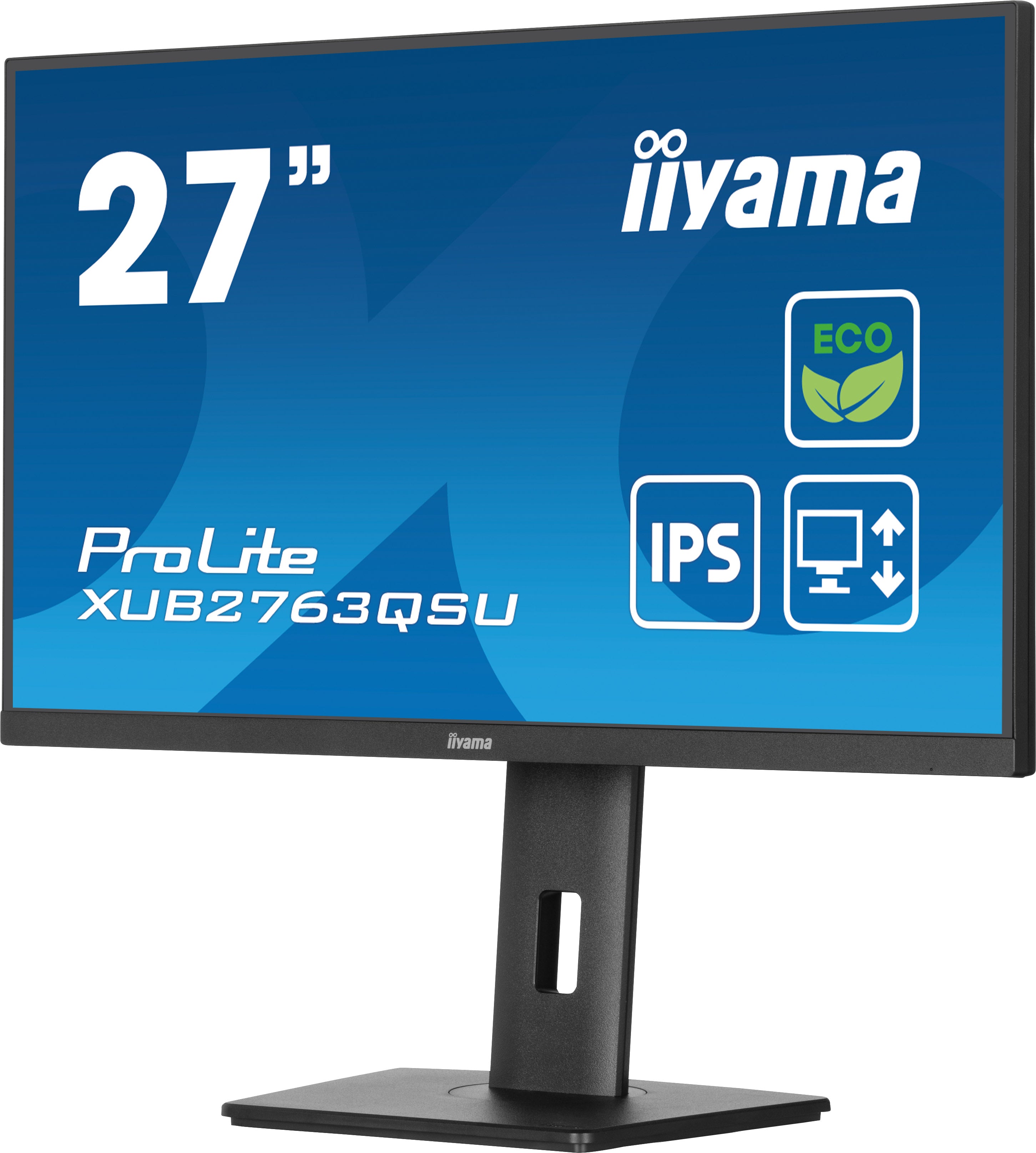 iiyama ProLite XUB2763QSU-B1 écran plat de PC 68,6 cm (27") 2560 x 1440 pixels Quad HD LED Noir