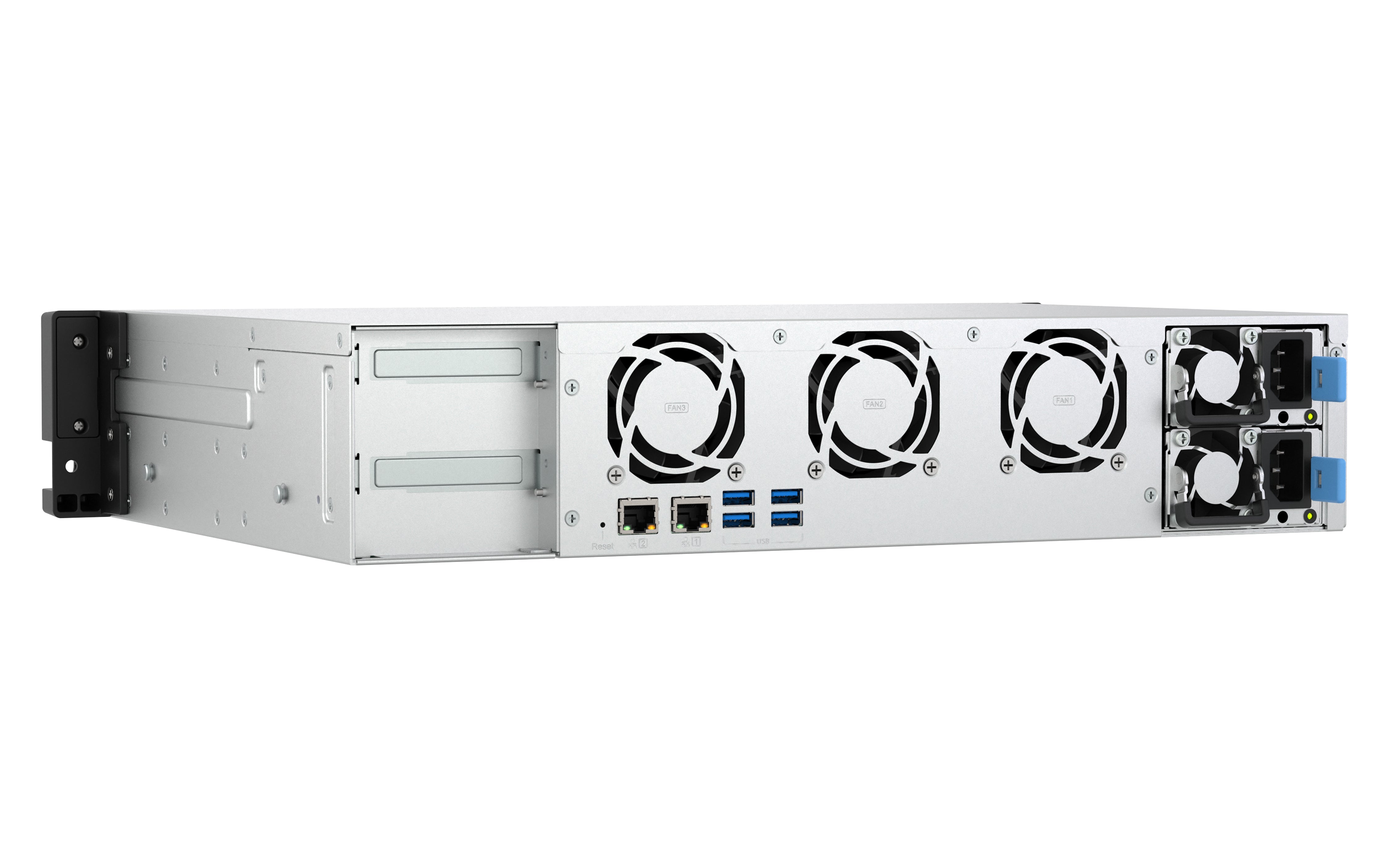 QNAP TS-855EU-RP NAS Rack (2 U) Intel Atom® C5125 8 Go DDR4 0 To QuTS hero Noir