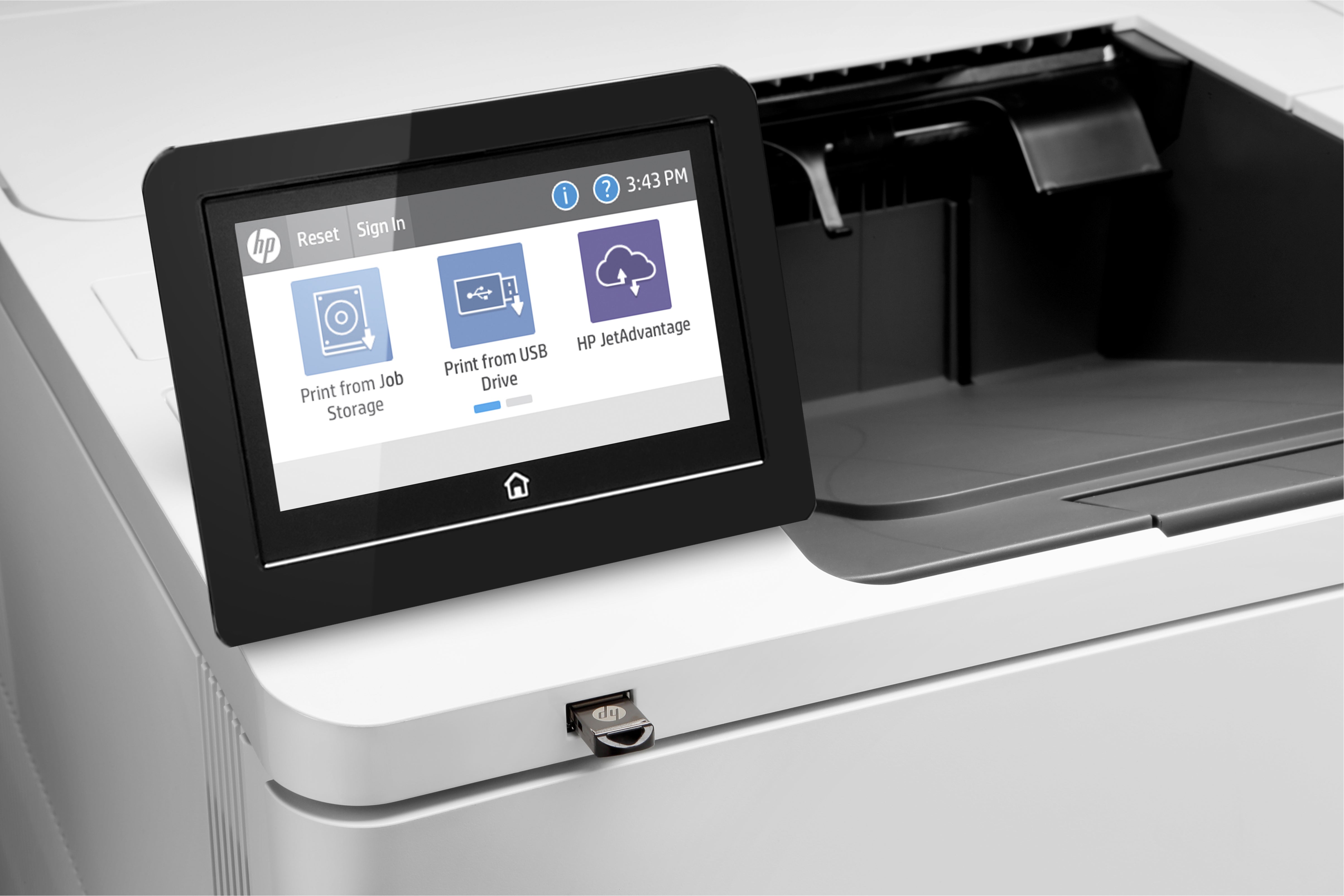 HP LaserJet Enterprise M612dn, Imprimer, Impression recto verso