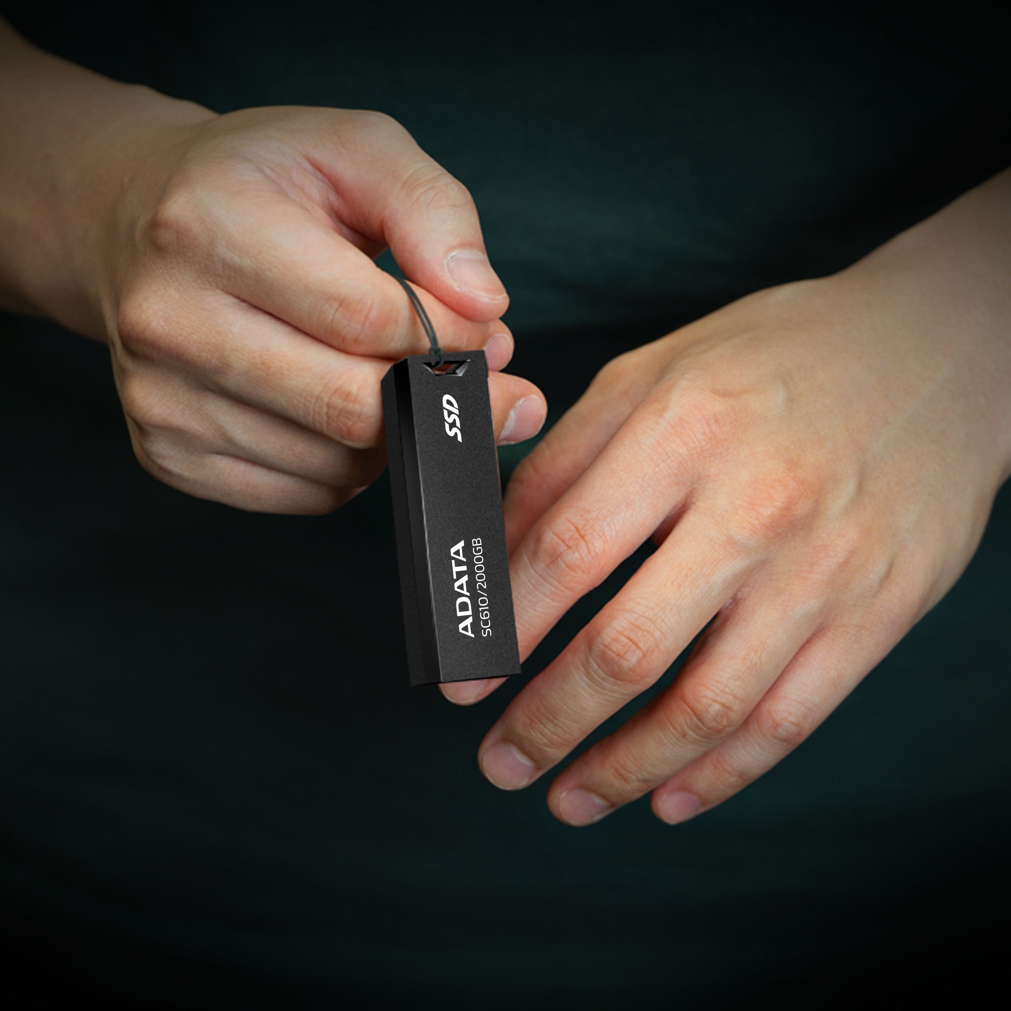 ADATA SC610 lecteur USB flash 1 To USB Type-A 3.2 Gen 2 (3.1 Gen 2) Noir