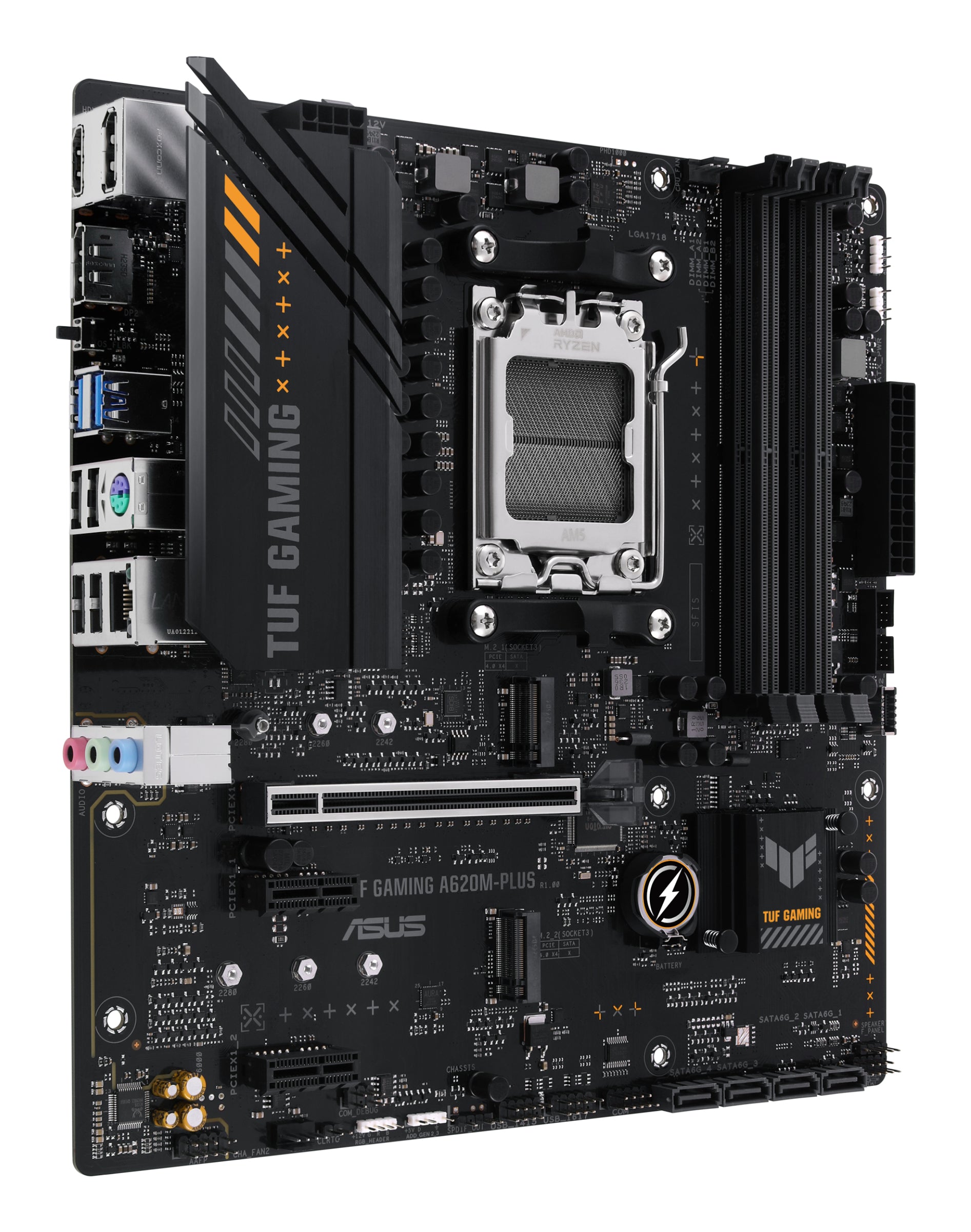 ASUS TUF GAMING A620M-PLUS AMD A620 Emplacement AM5 micro ATX