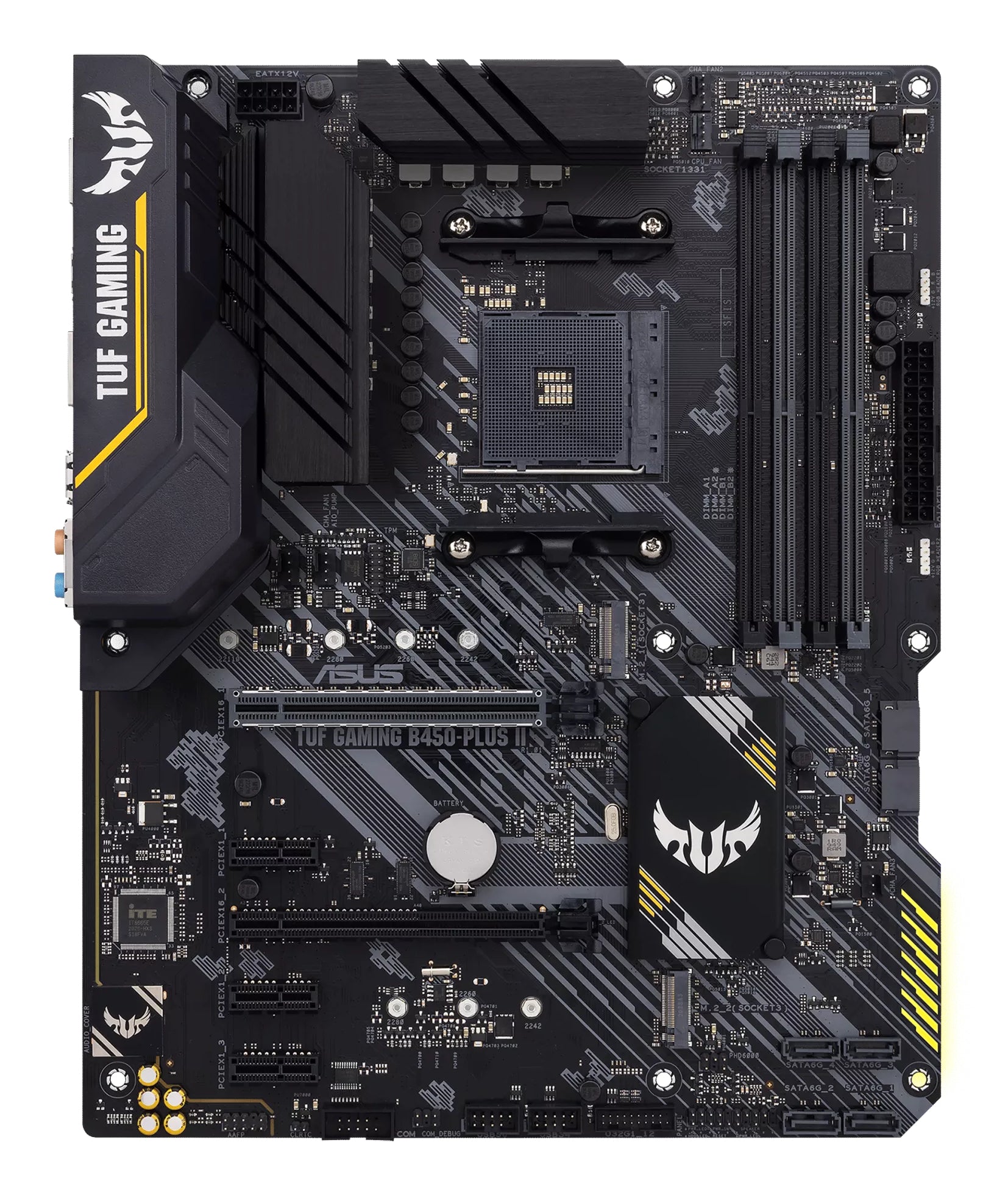 ASUS TUF GAMING B450-PLUS II AMD B450 Emplacement AM4 ATX