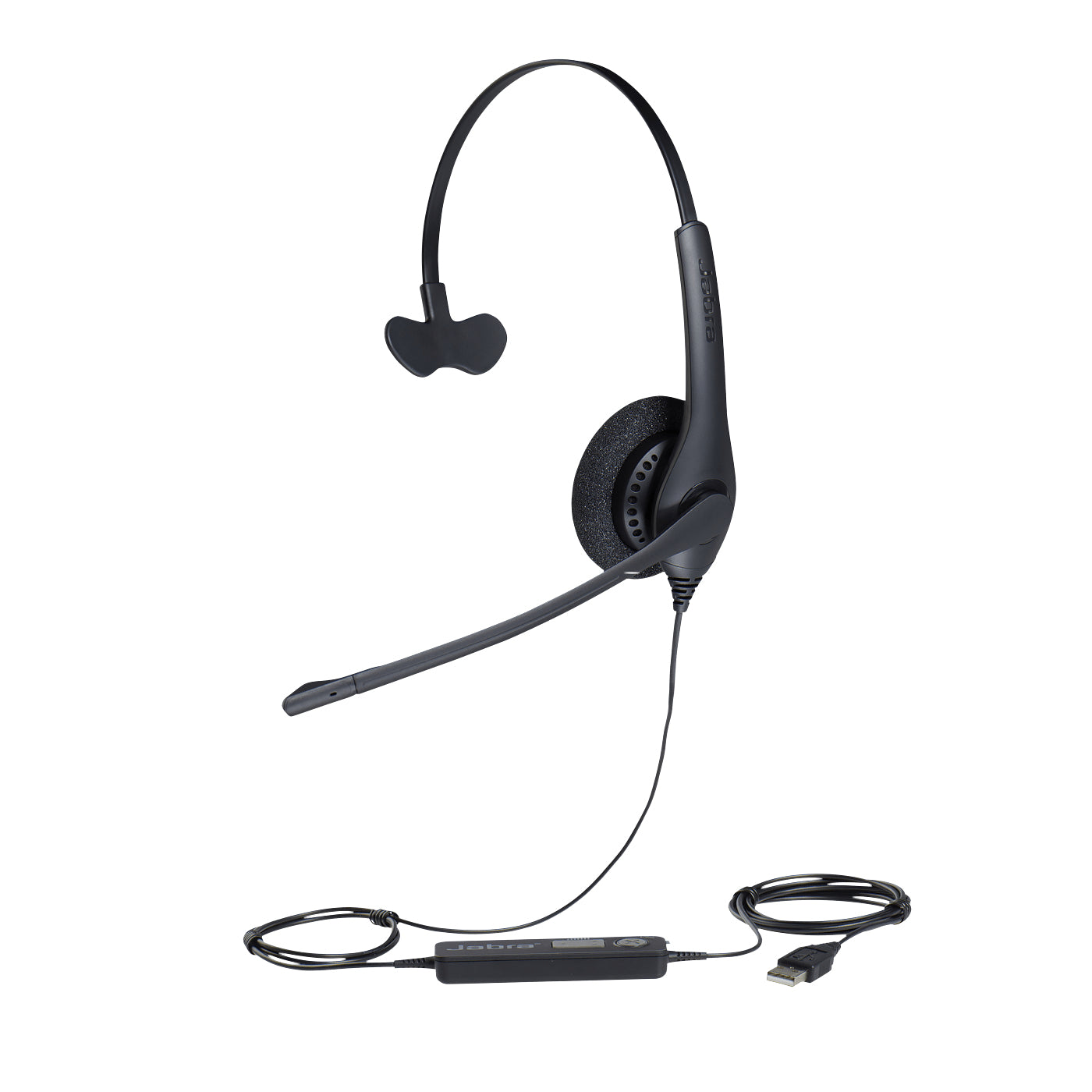 Jabra 1553-0159 écouteur/casque Avec fil Arceau Bureau/Centre d'appels Bluetooth Noir