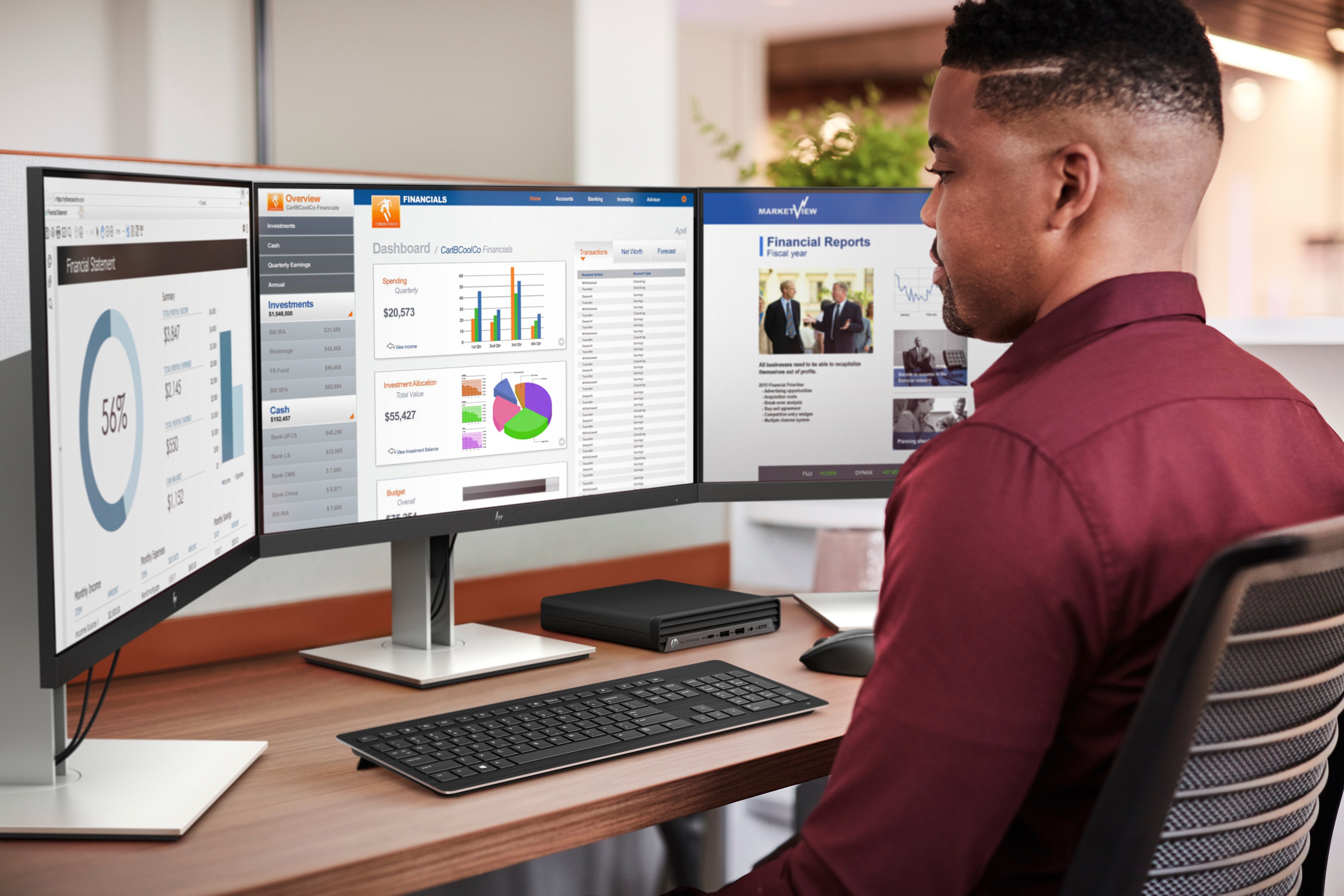 HP E-Series E24 G4 écran plat de PC 60,5 cm (23.8") 1920 x 1080 pixels Full HD LCD Noir, Argent