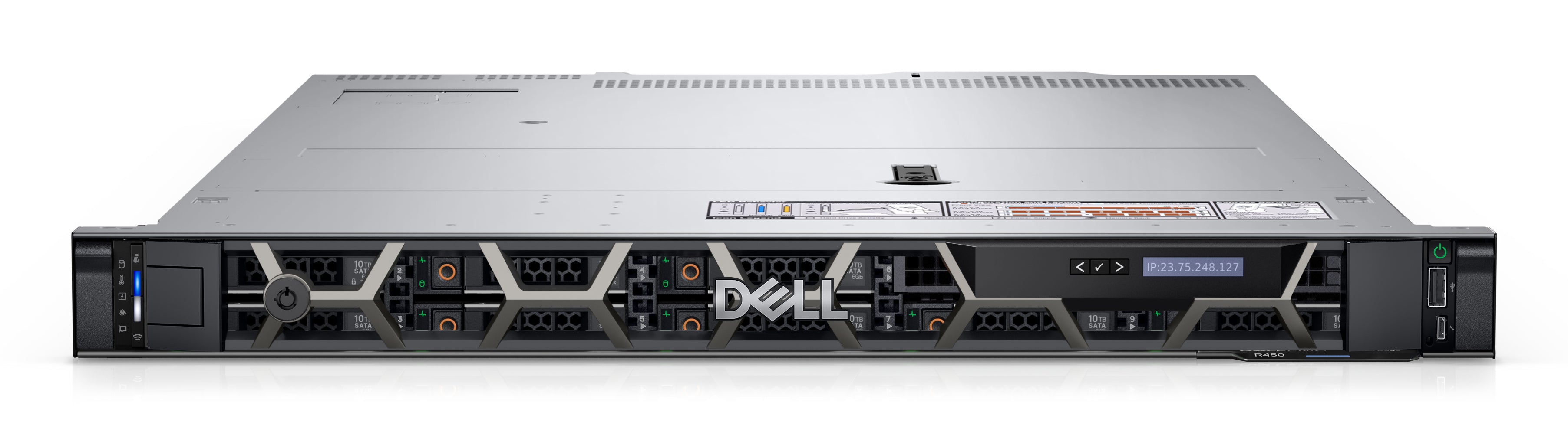 DELL PowerEdge R450 serveur 480 Go Rack (1 U) Intel® Xeon® Silver 4314 2,4 GHz 16 Go DDR4-SDRAM 1100 W