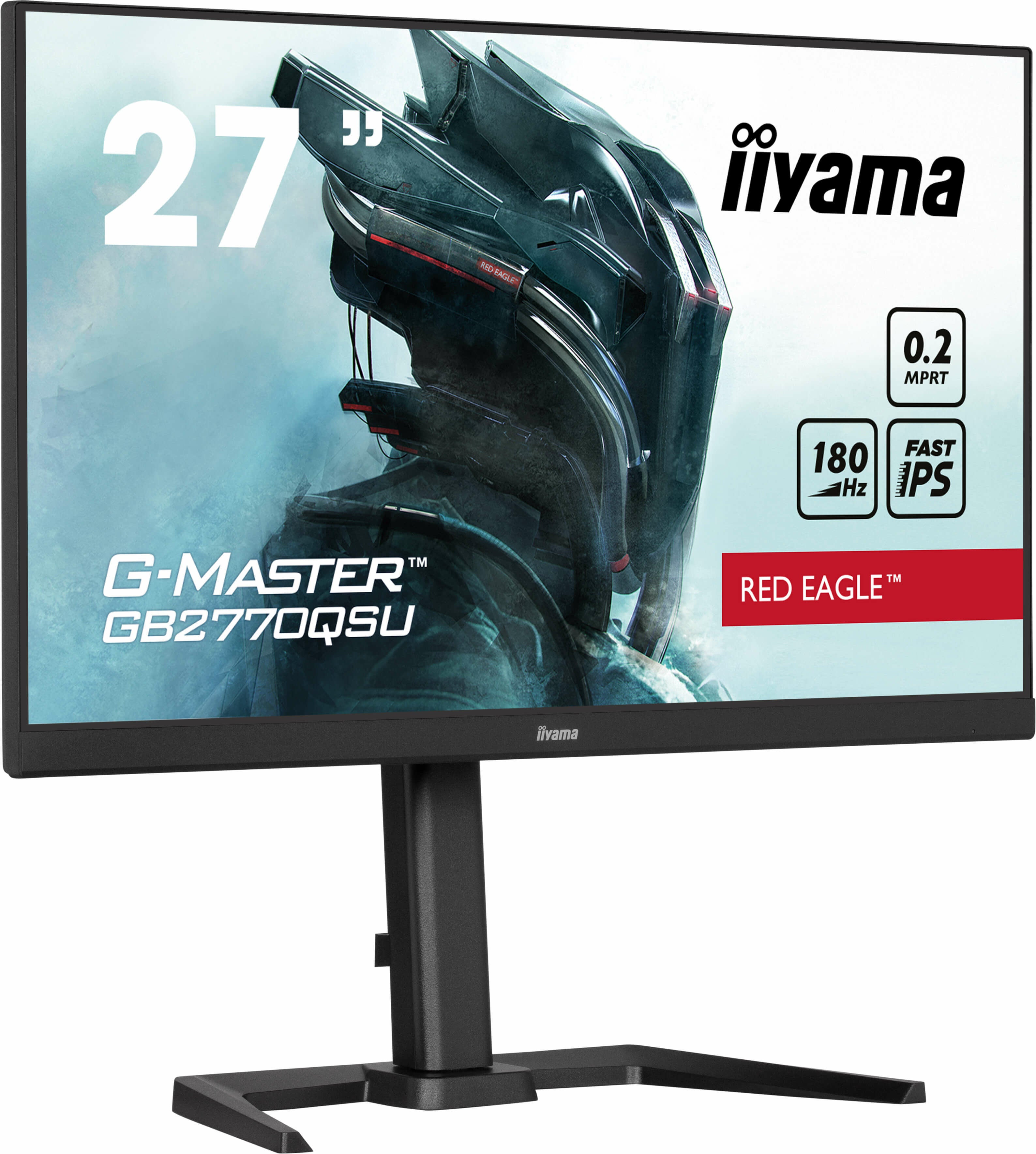 iiyama G-MASTER GB2770QSU-B6 écran plat de PC 68,6 cm (27") 2560 x 1440 pixels 2K Ultra HD LCD Noir
