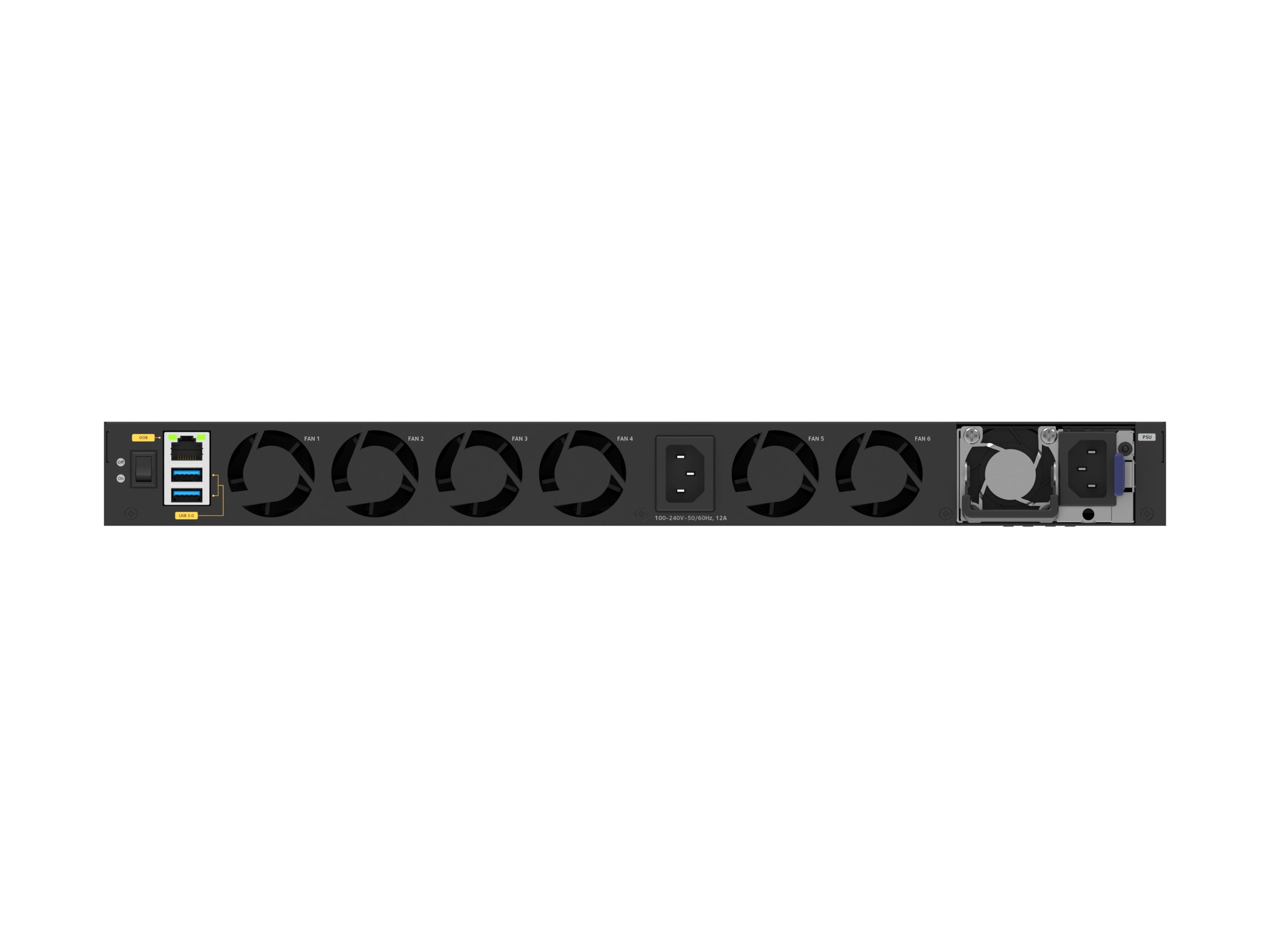 NETGEAR M4350-24X8F8V Géré L3 10G Ethernet (100/1000/10000) Connexion Ethernet, supportant l'alimentation via ce port (PoE) 1U Noir