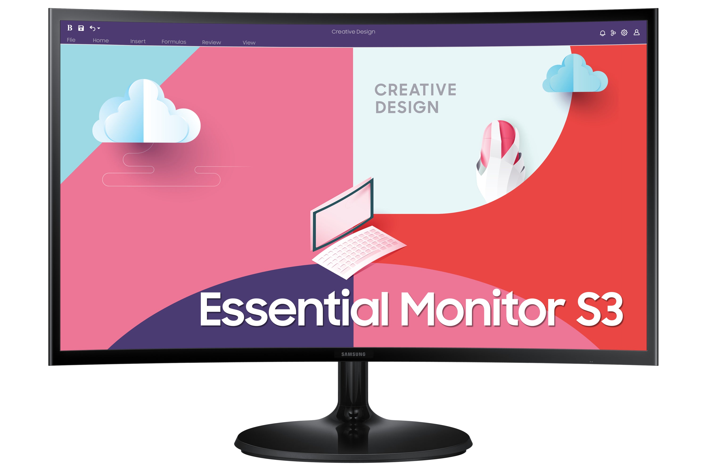Samsung S36C écran plat de PC 61 cm (24") 1920 x 1080 pixels Full HD LCD Noir