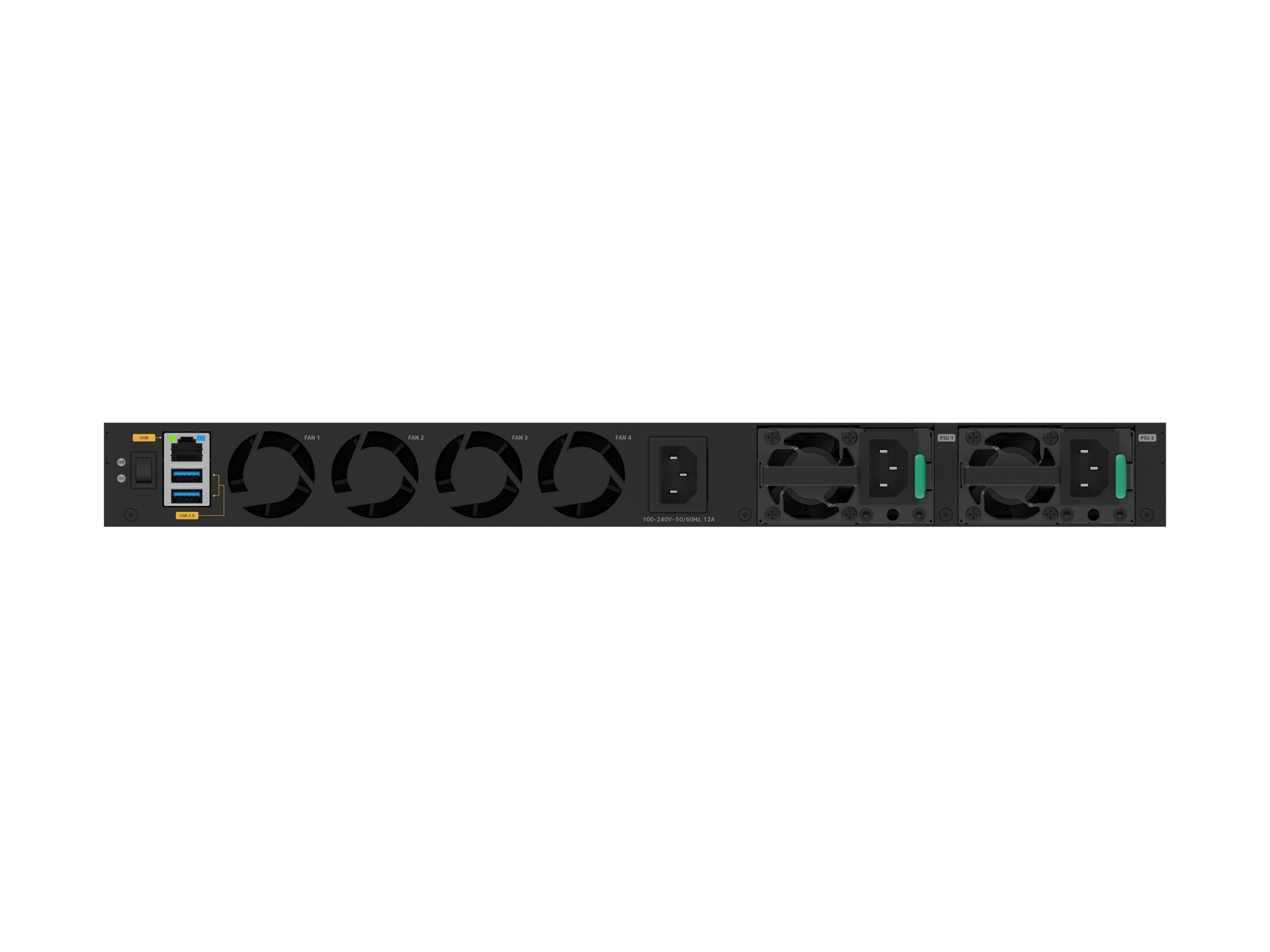 NETGEAR M4350-44M4X4V Géré L3 2.5G Ethernet (100/1000/2500) Connexion Ethernet, supportant l'alimentation via ce port (PoE) 1U Noir