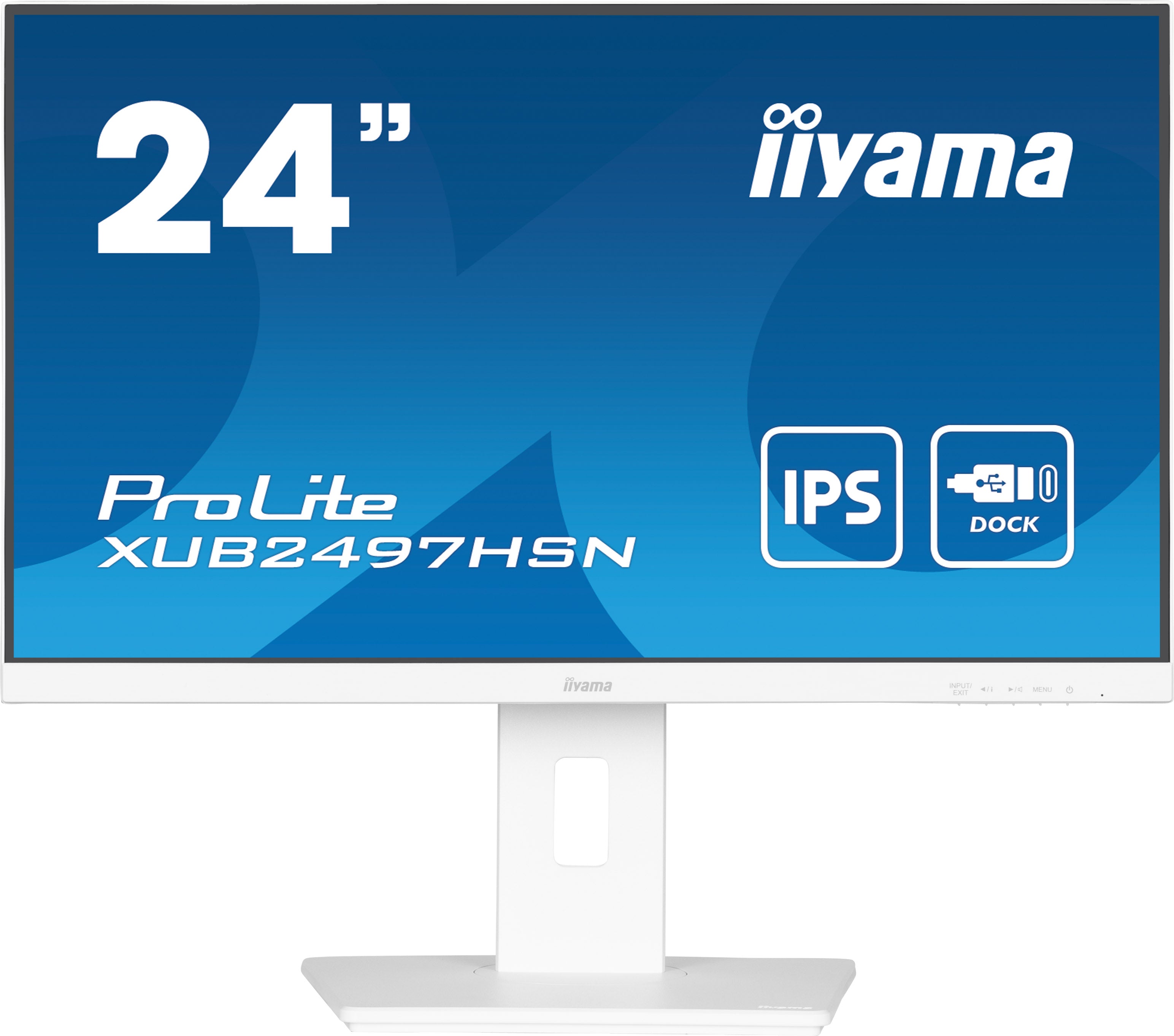 iiyama ProLite XUB2497HSN-W1 écran plat de PC 60,5 cm (23.8") 1920 x 1080 pixels Full HD LED Blanc