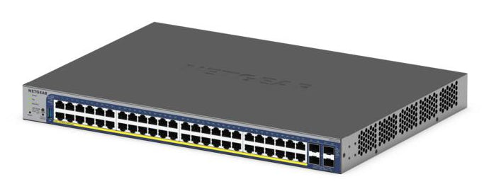 NETGEAR GS752TXP Géré L2/L3/L4 10G Ethernet (100/1000/10000) Connexion Ethernet, supportant l'alimentation via ce port (PoE) Noir