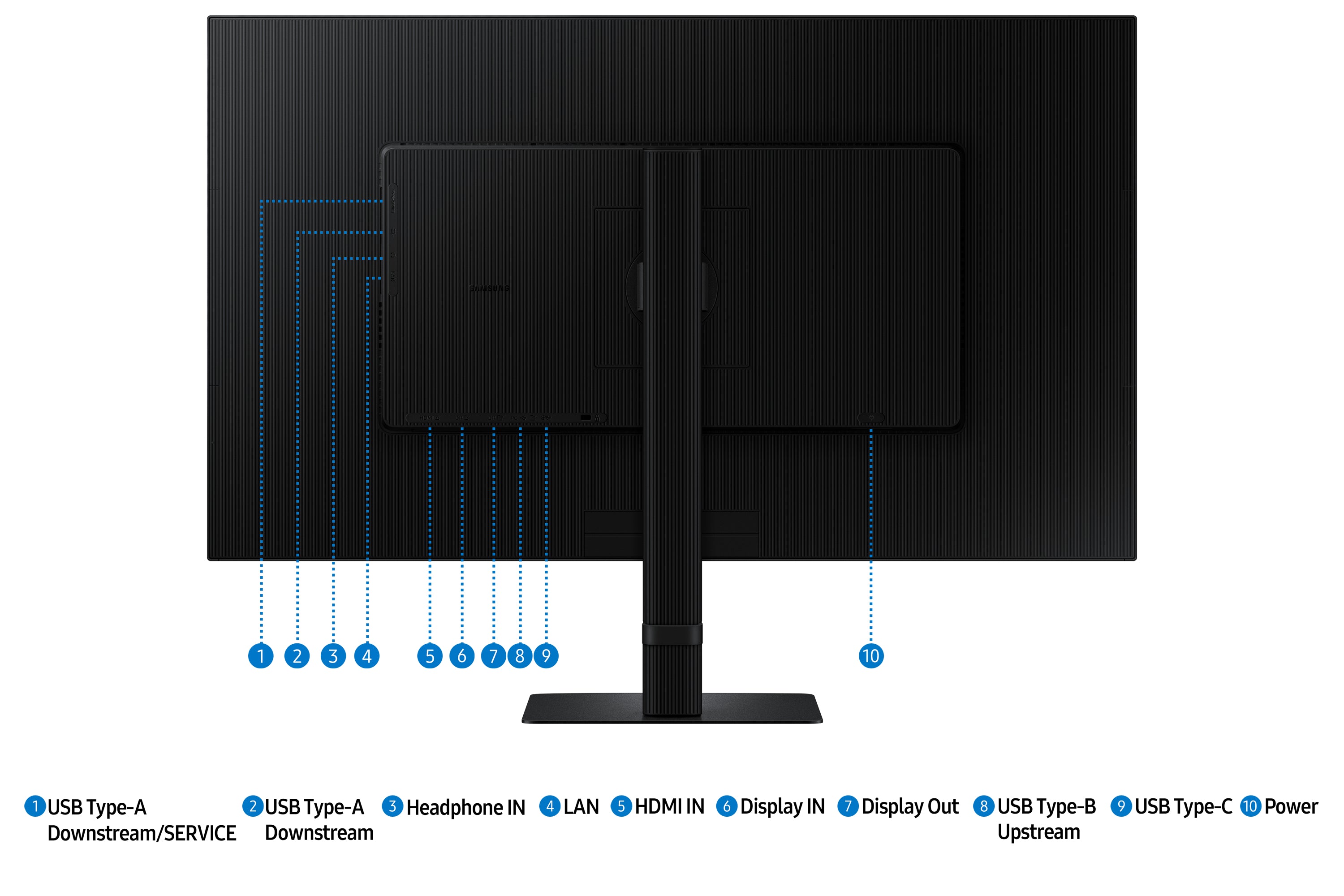 Samsung S60UD écran plat de PC 81,3 cm (32") 2560 x 1440 pixels Quad HD LCD Noir