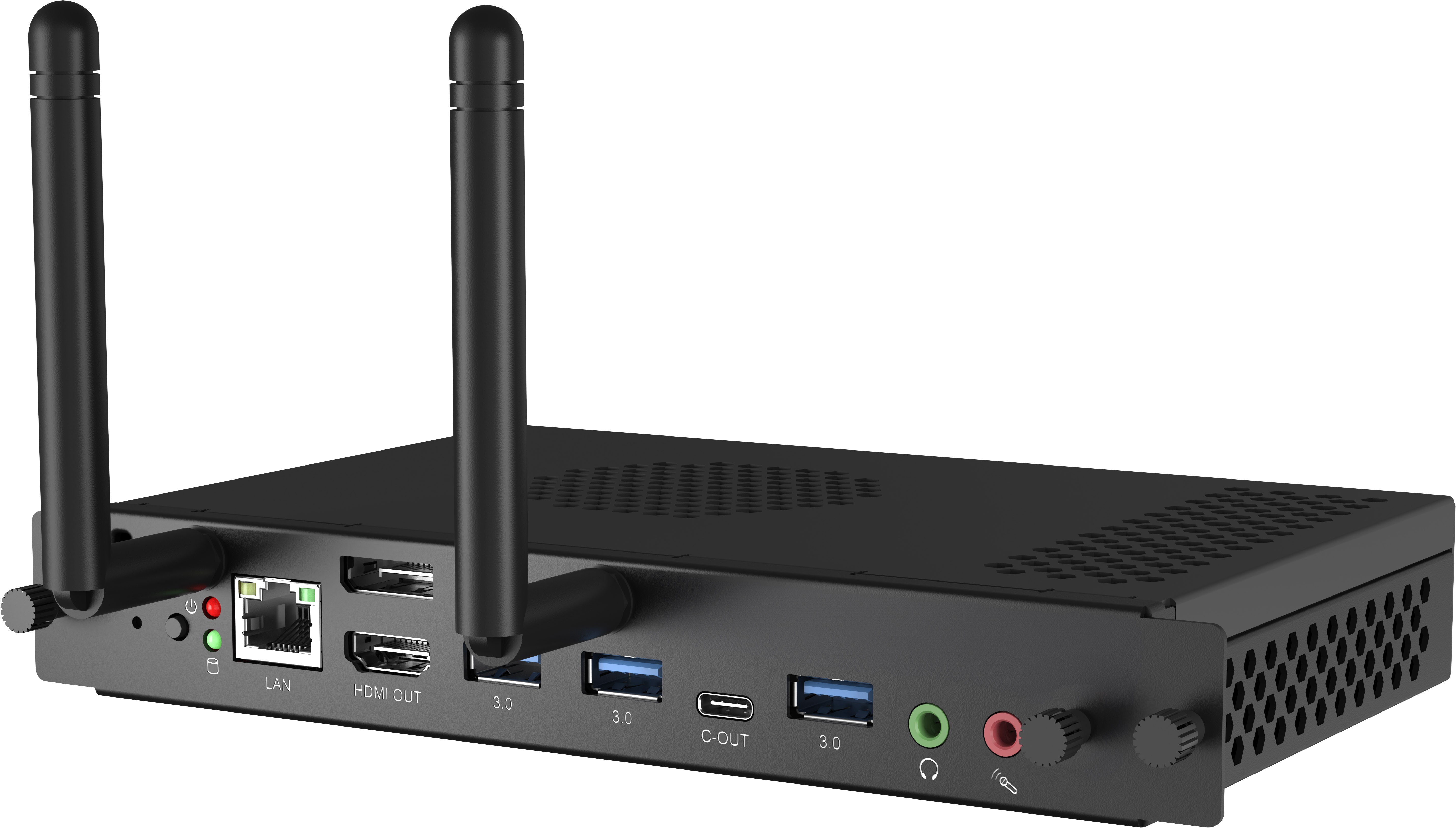 iiyama OPC51204BC-1 PC/poste de travail Intel® Core™ i5 i5-12450H 8 Go DDR4-SDRAM 256 Go SSD Windows 11 IoT Enterprise Mini PC Noir